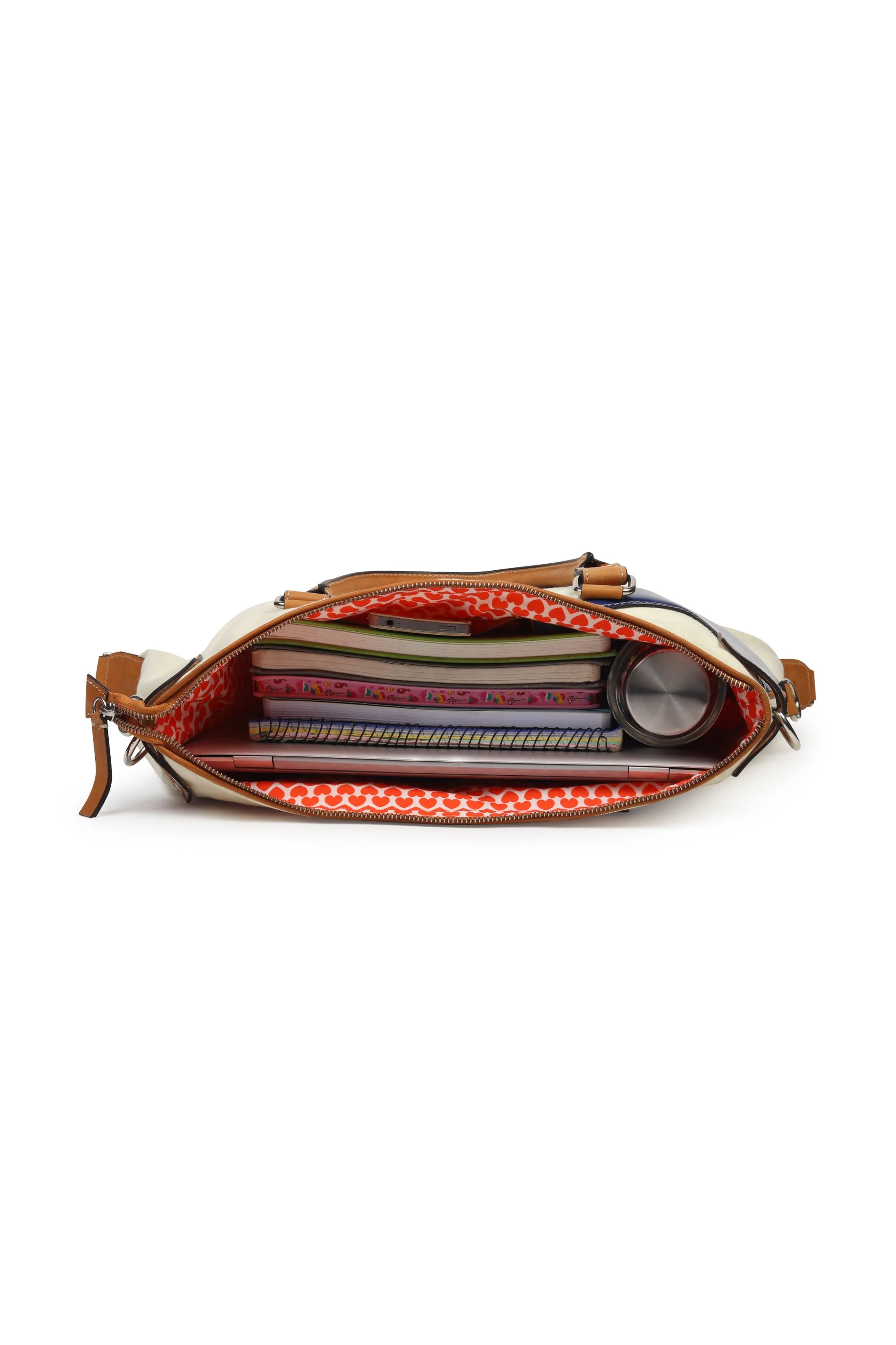 Gor Beige Navy Bag
