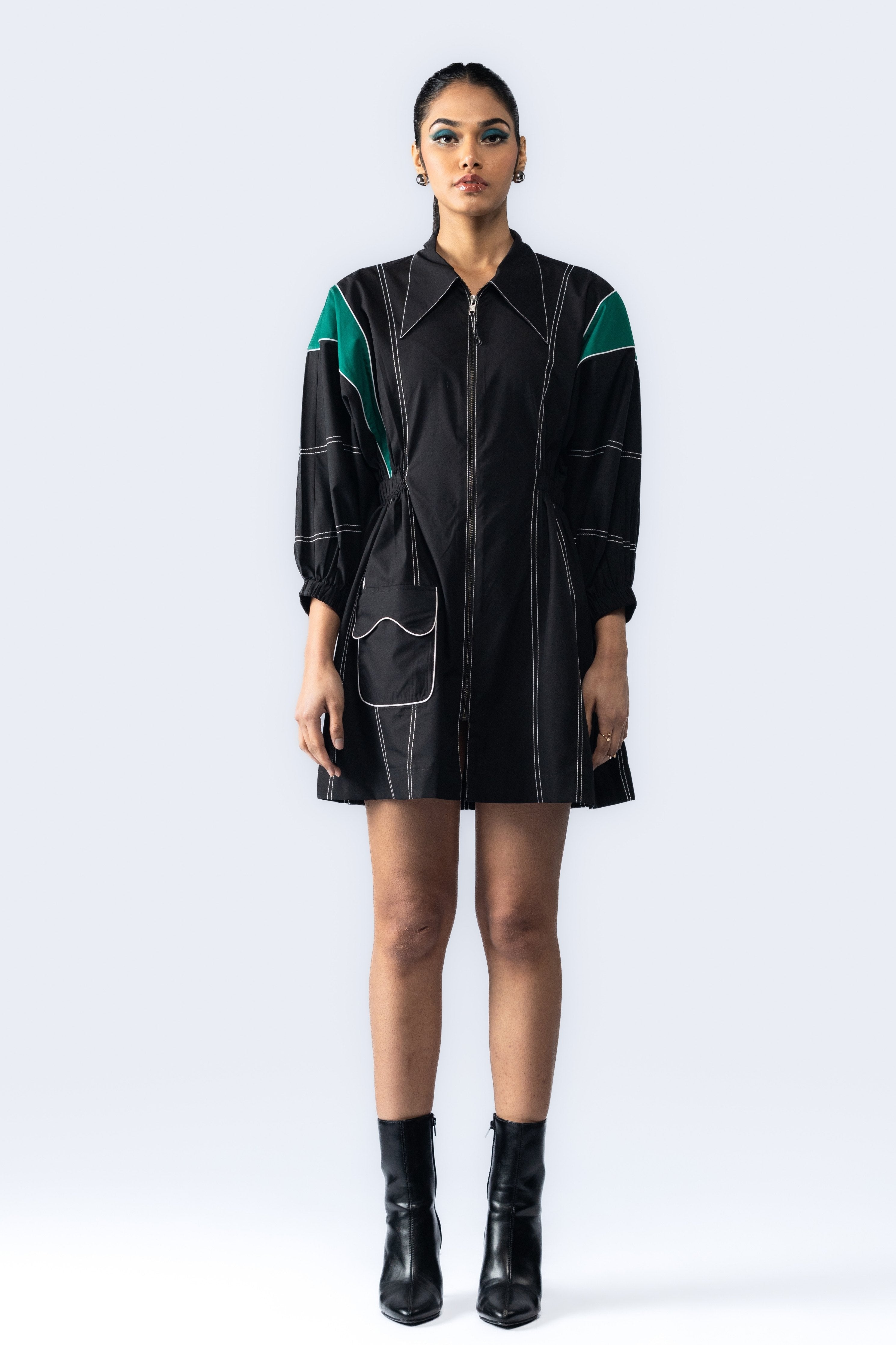 Colour Blocking Dress