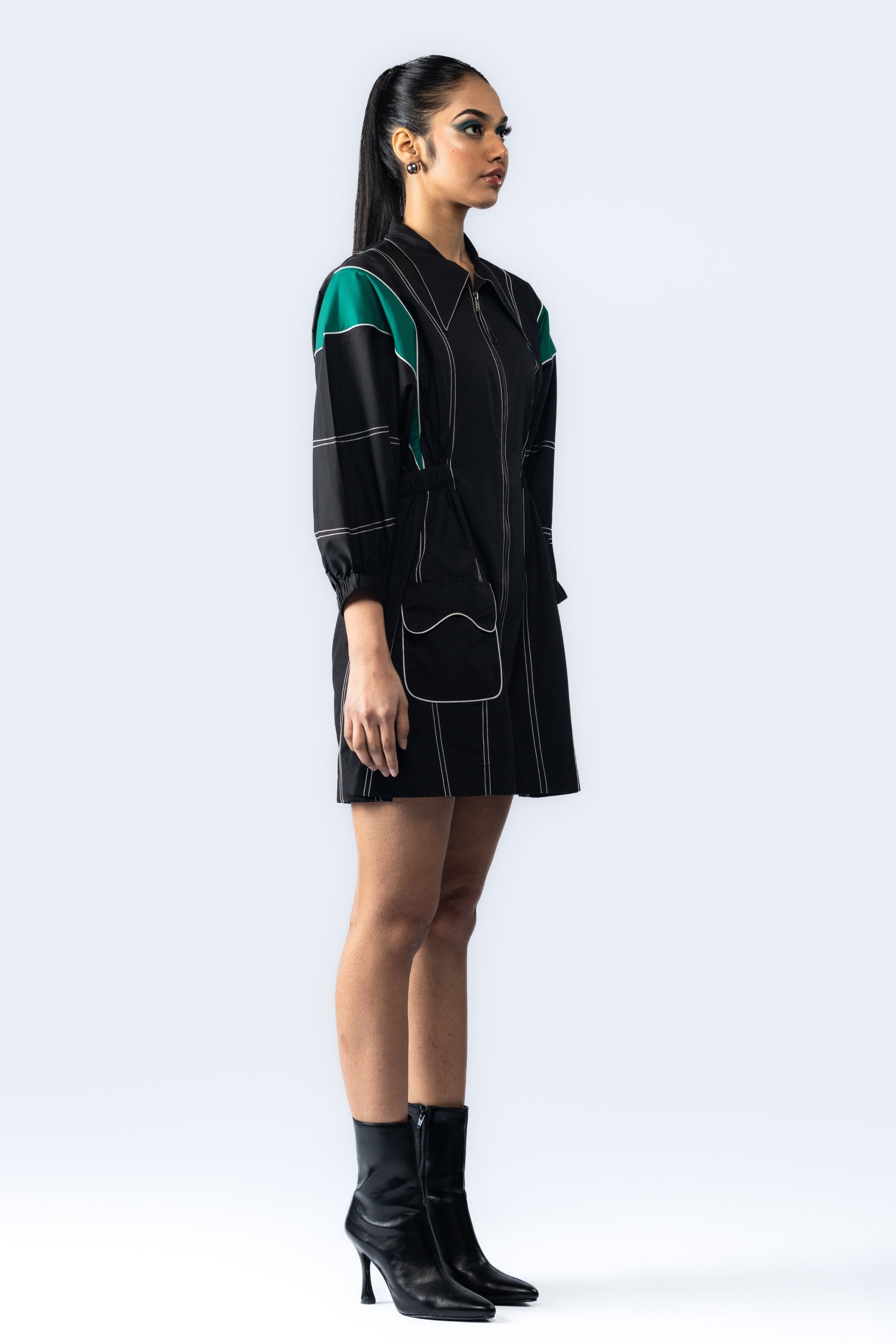 Colour Blocking Dress