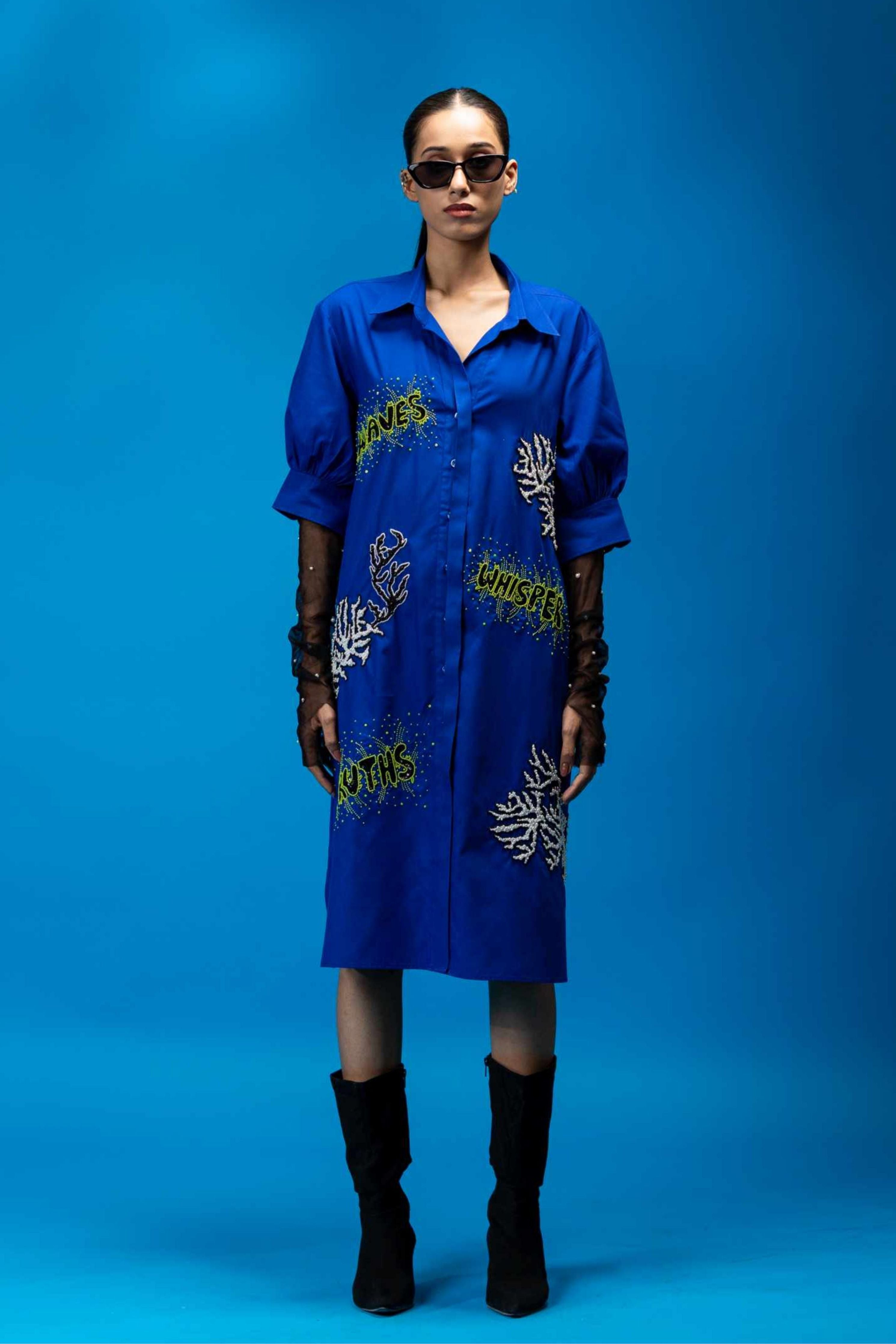Corallina Waves Whisper Truth Dress
