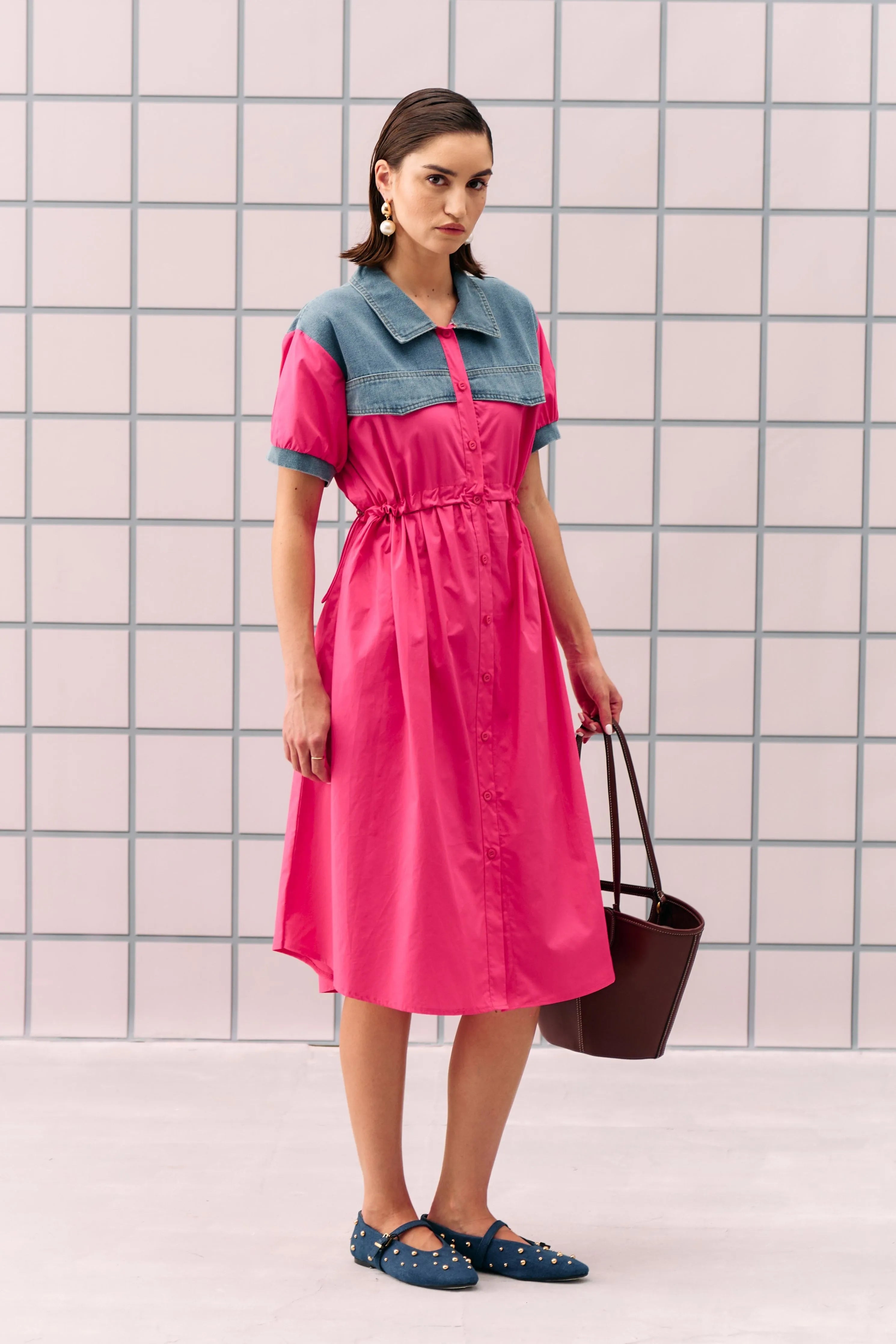 Fuscia Coron Dress