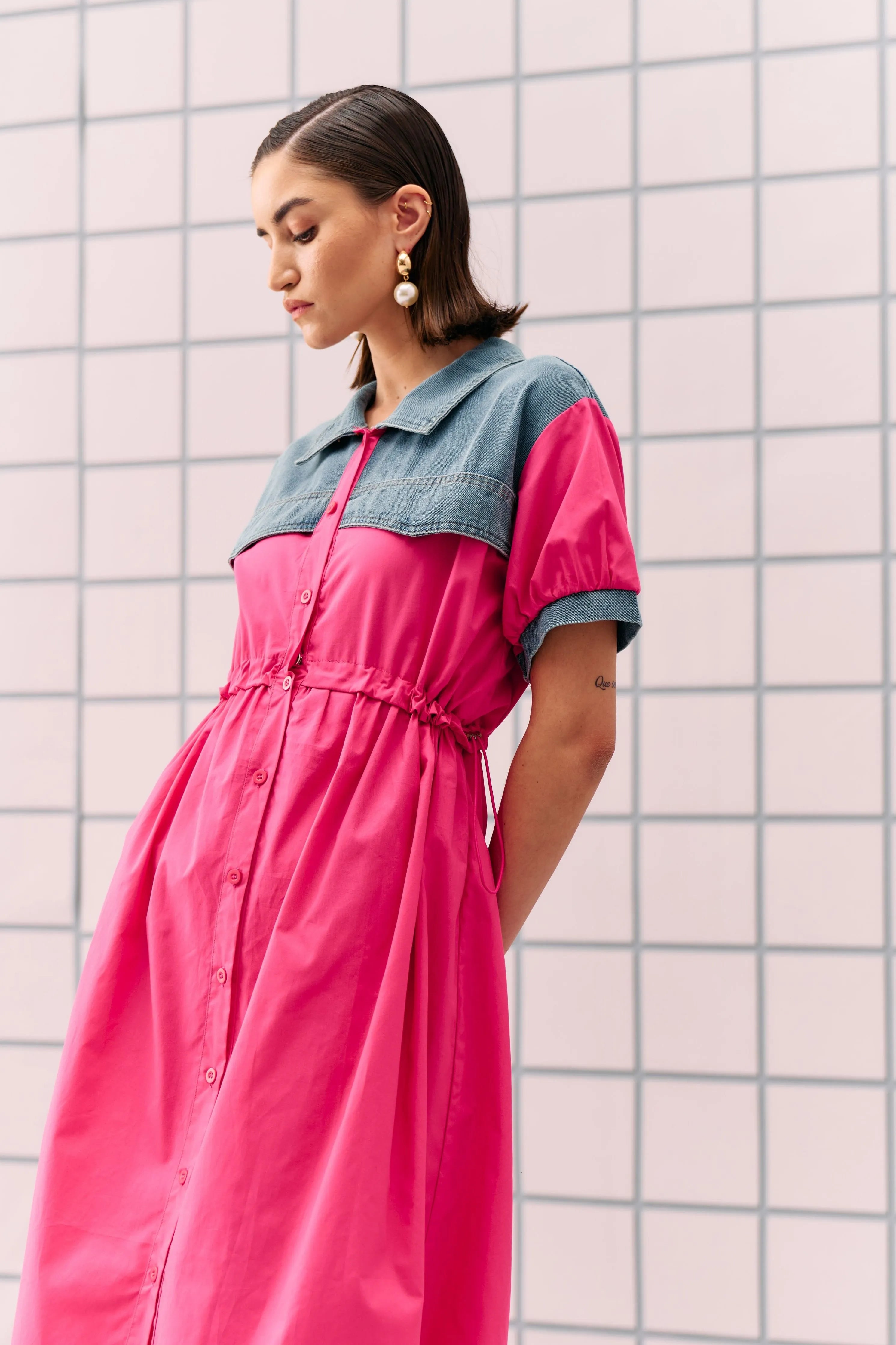 Fuscia Coron Dress
