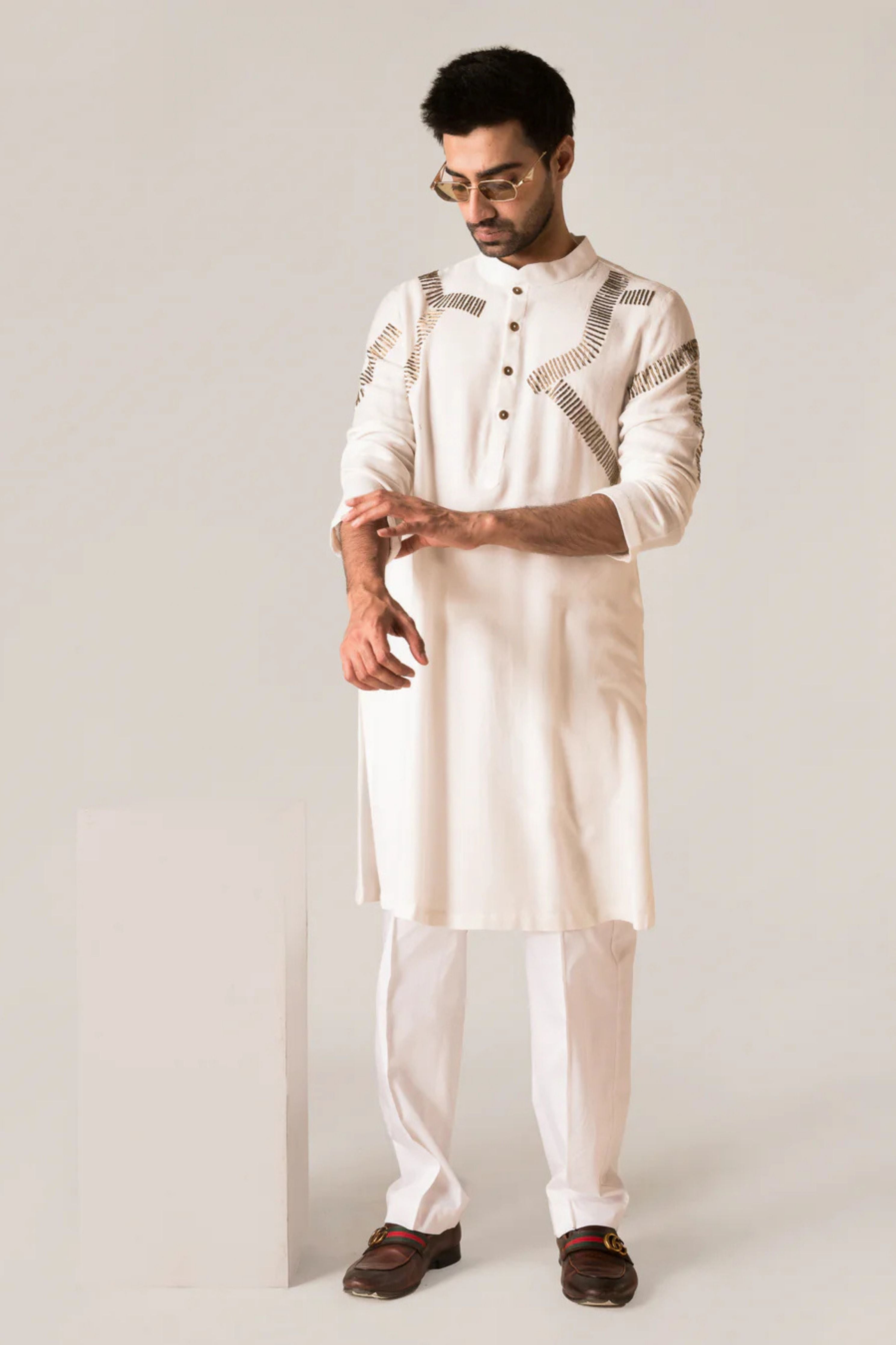 Crossroads Kurta White
