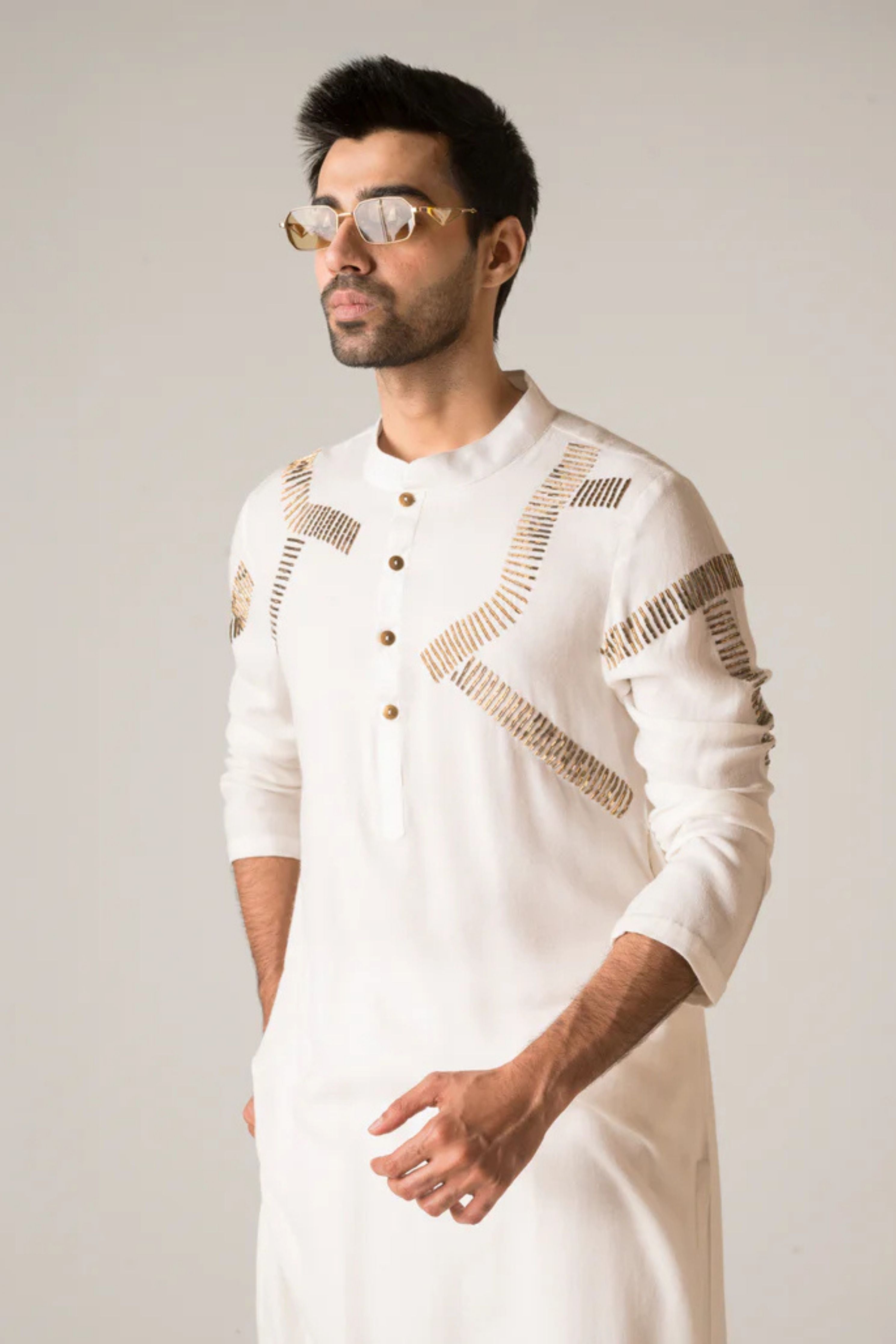 Crossroads Kurta White