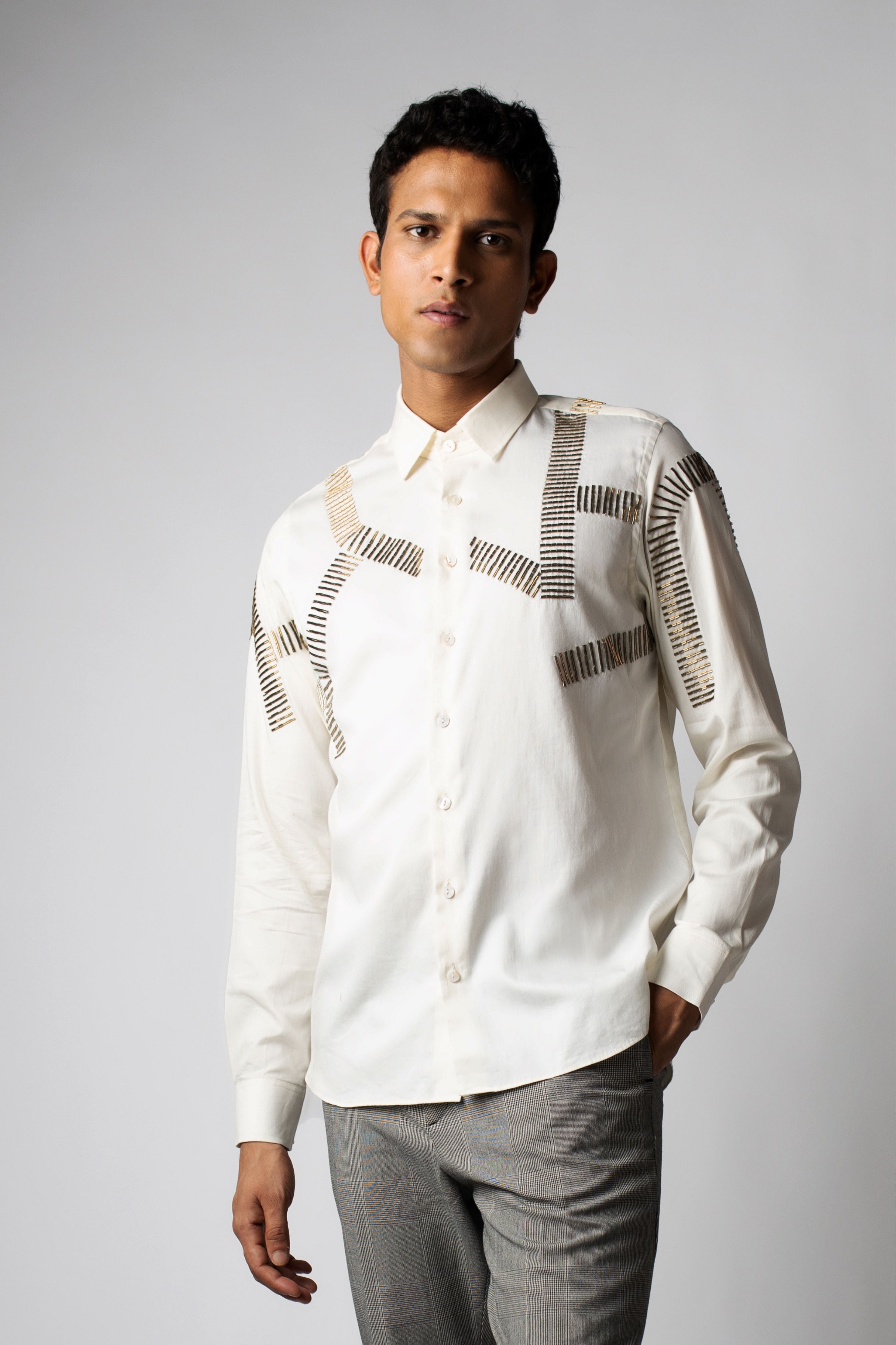 Crossroads Shirt Off White