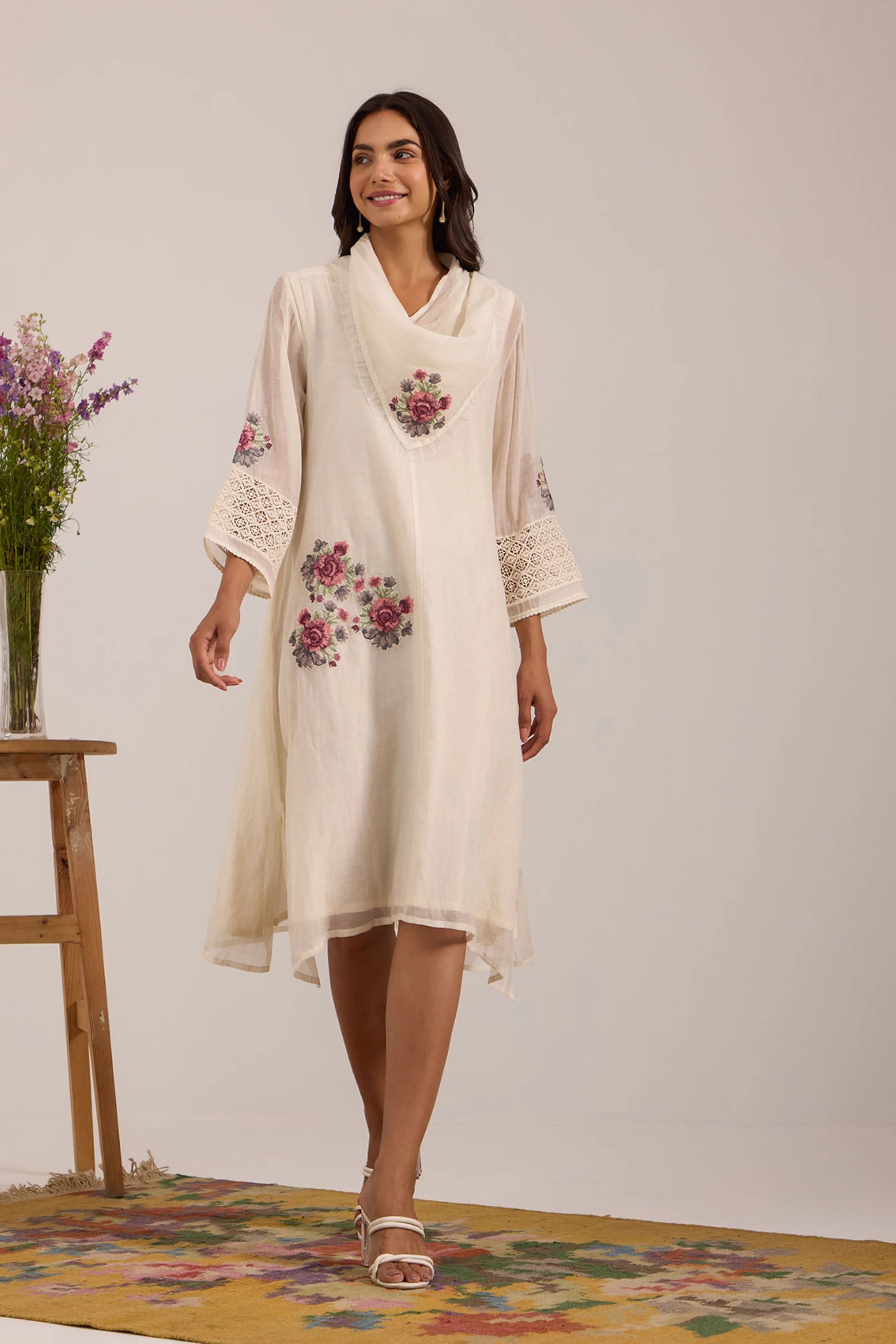 A-Line Cowl Tunic Set