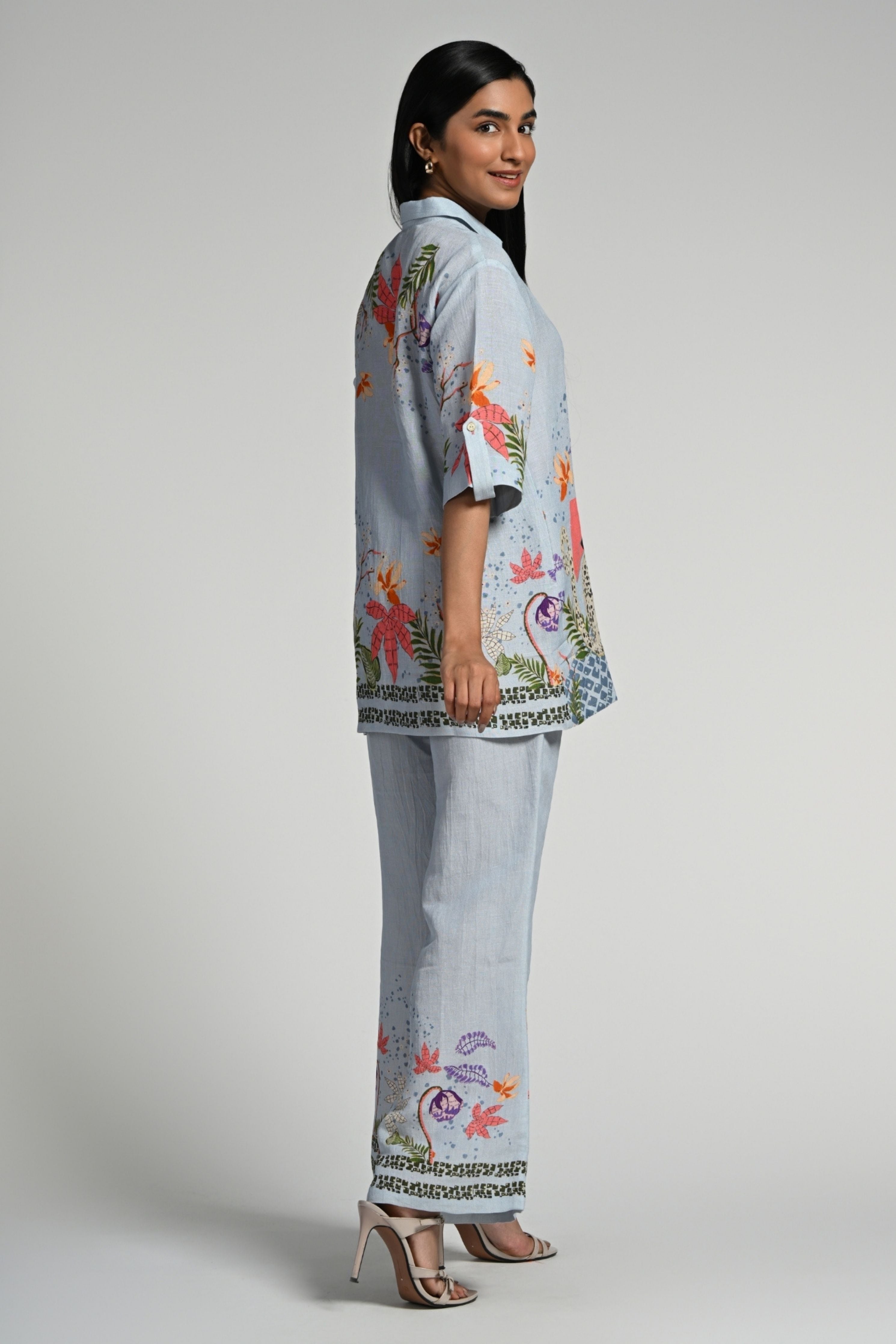 Monkey Pop Linen Coord Set