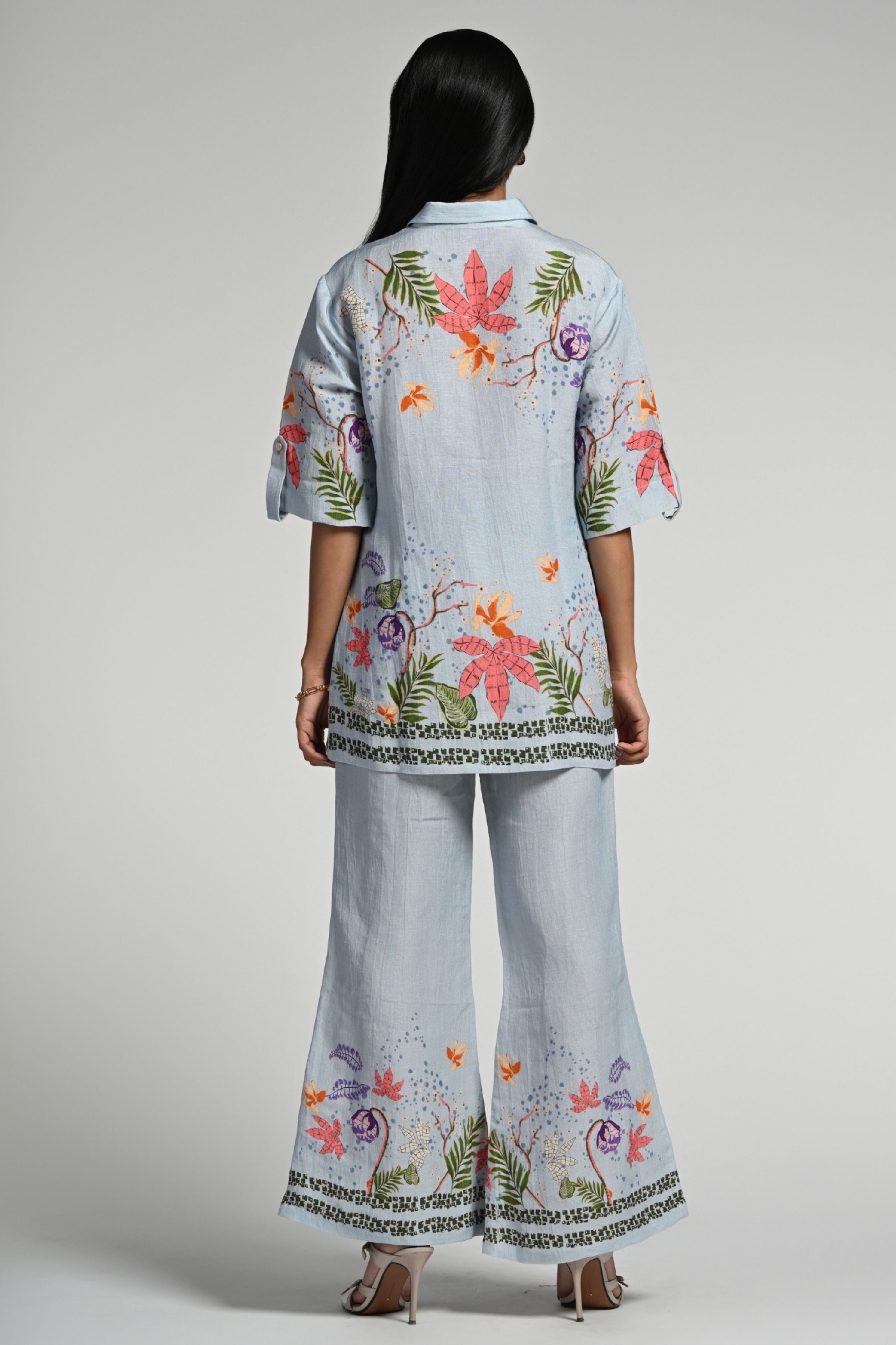 Monkey Pop Linen Coord Set