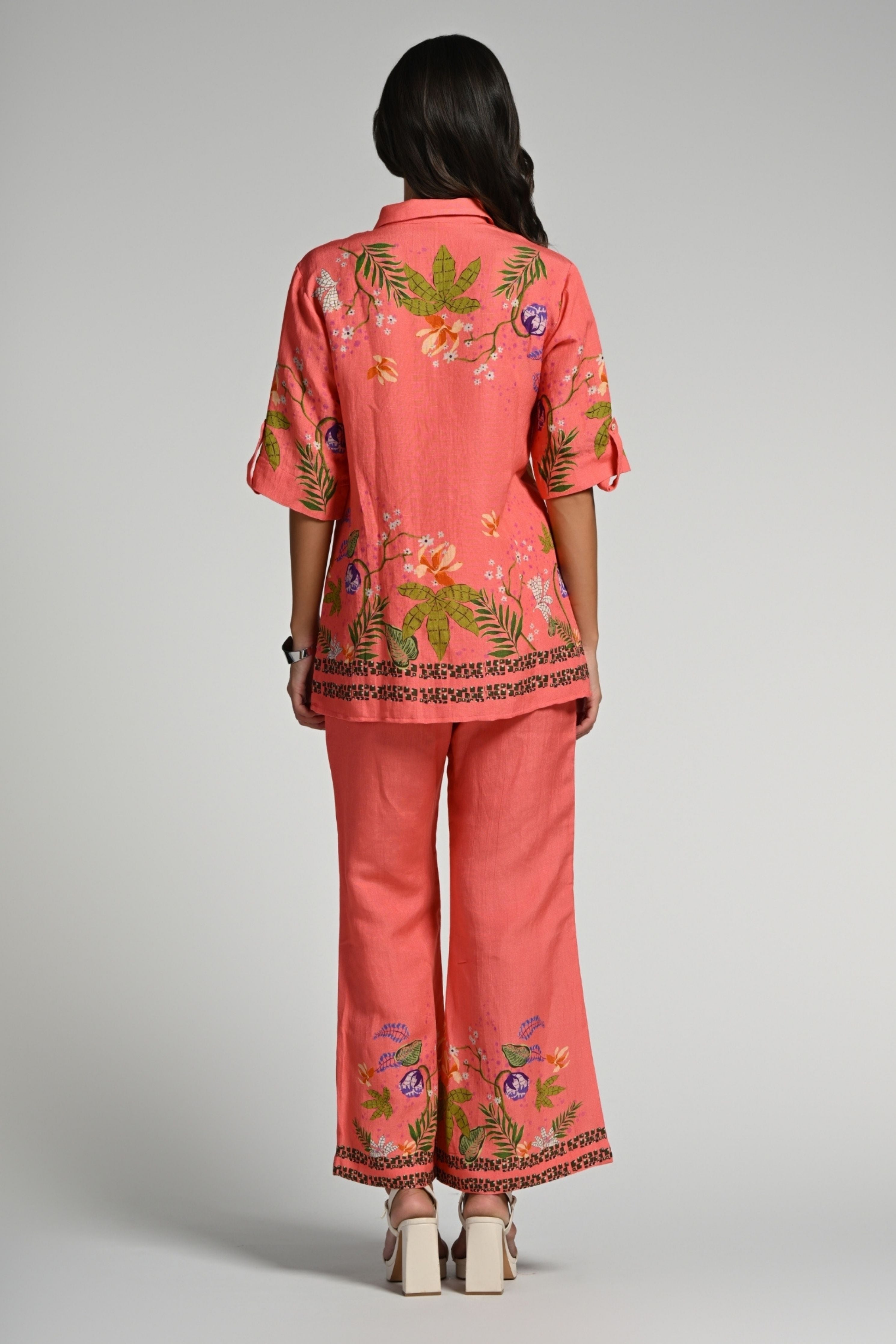 Monkey Pop Linen Coord Set