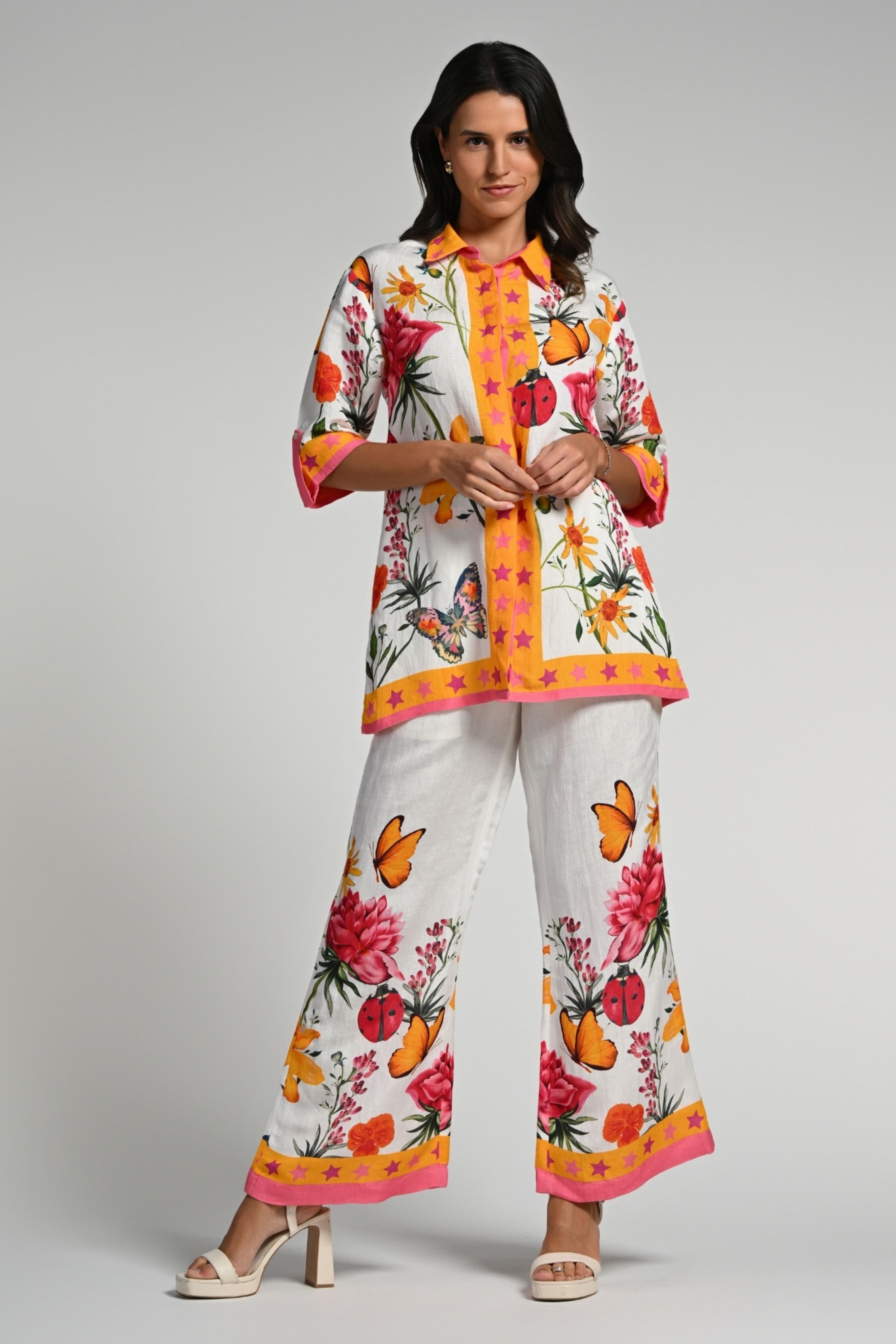 Fleur de Reve Linen Co-ord Set
