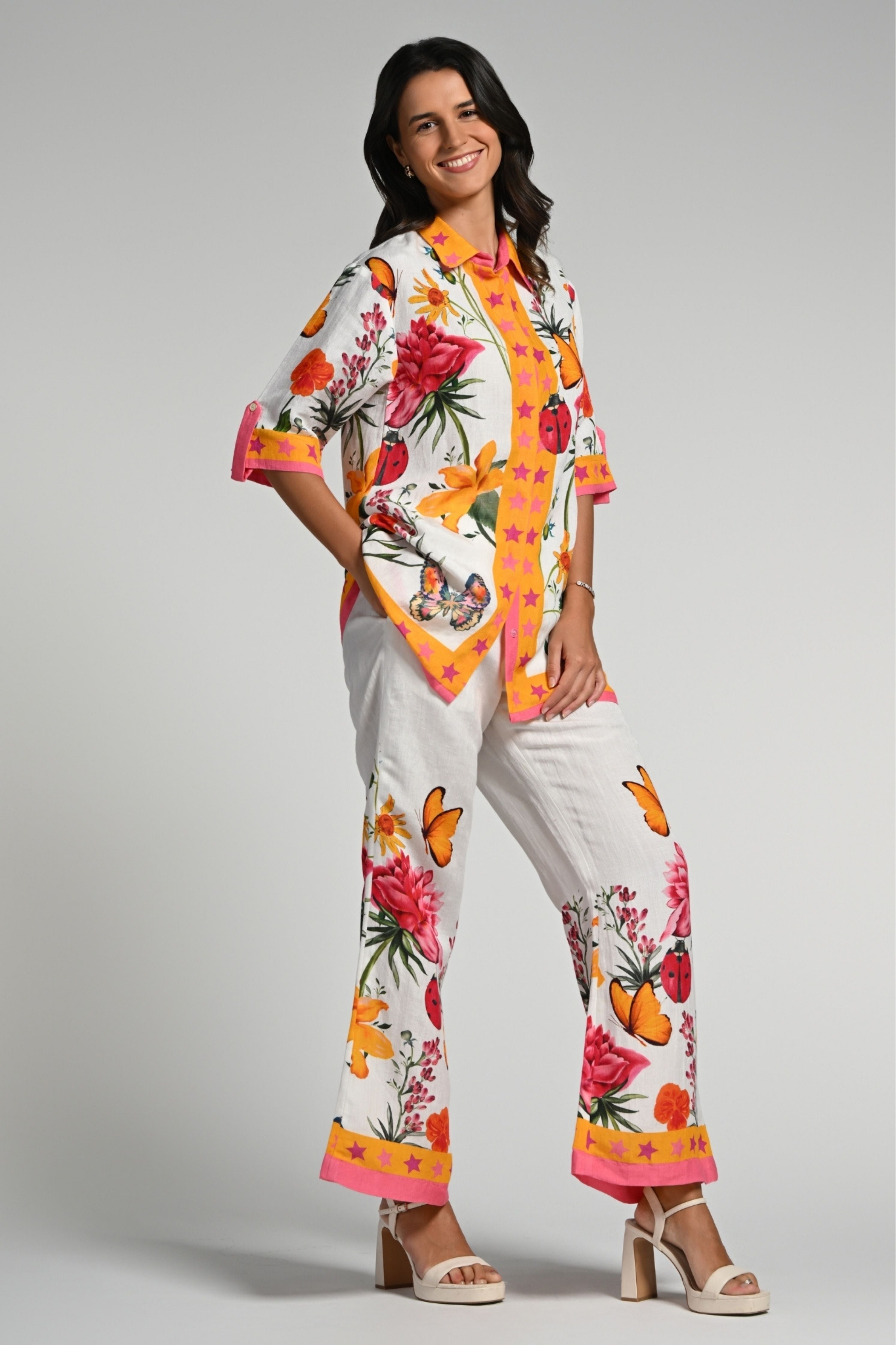 Fleur de Reve Linen Co-ord Set