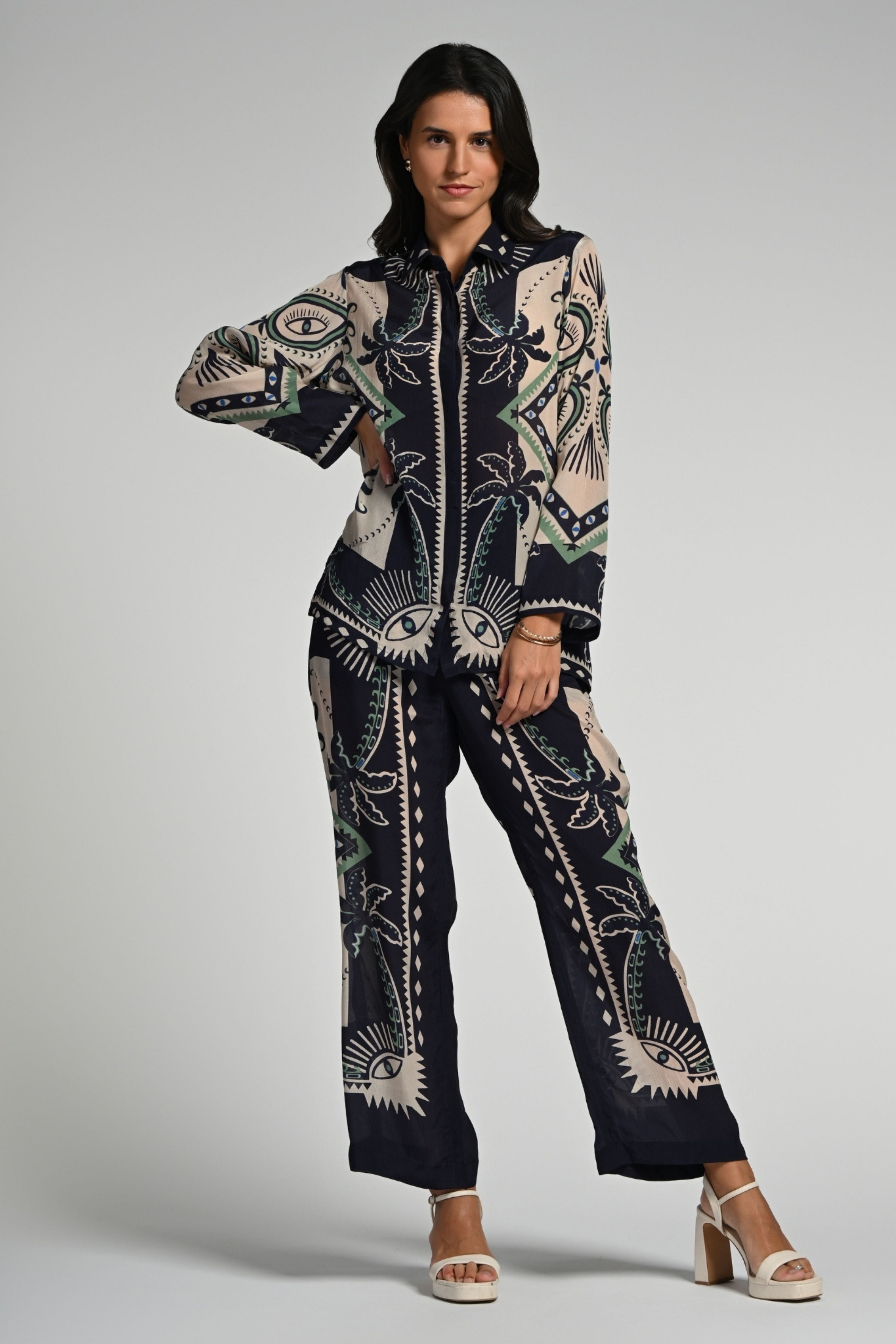 Geo Palms Co-ord Set