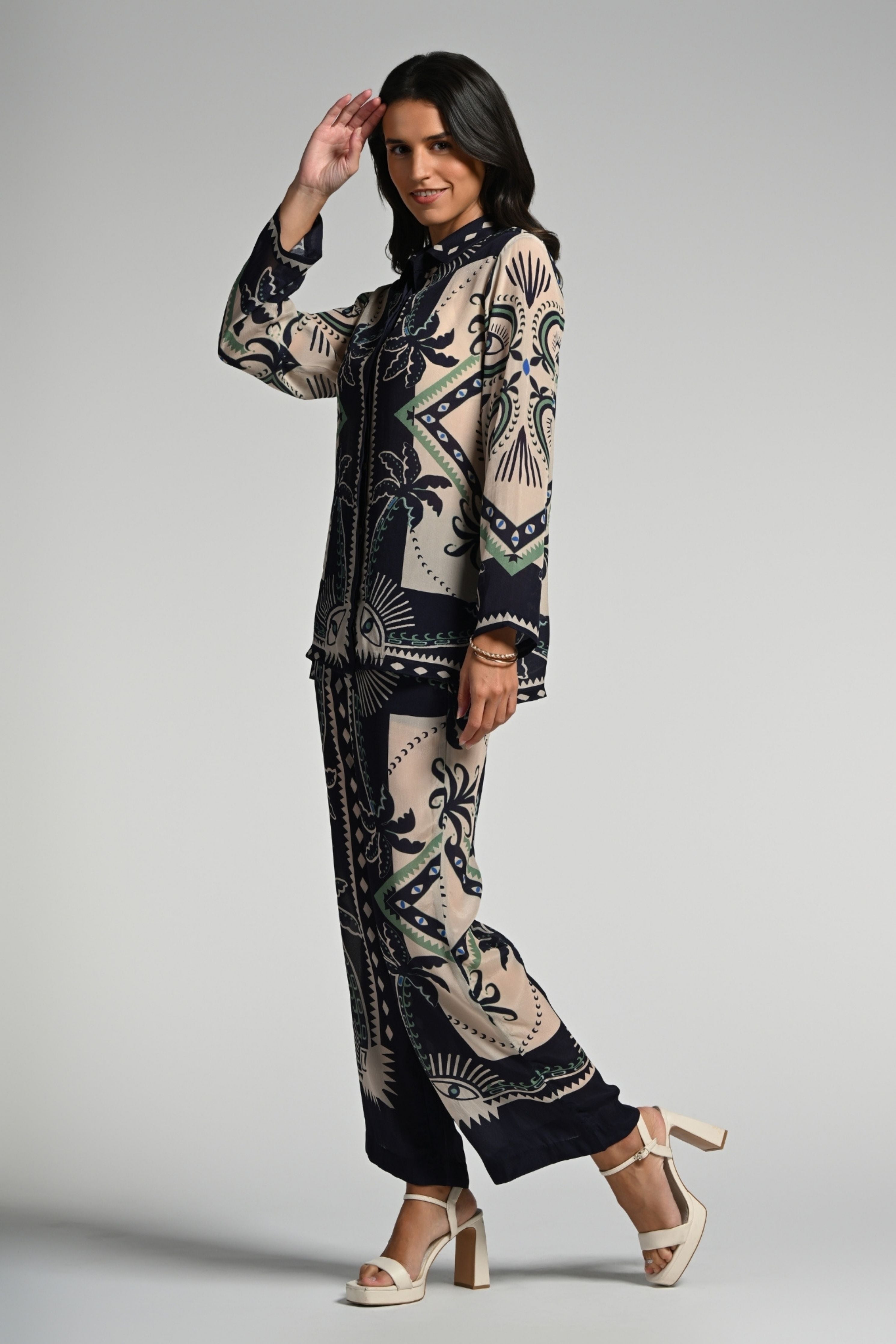 Geo Palms Co-ord Set