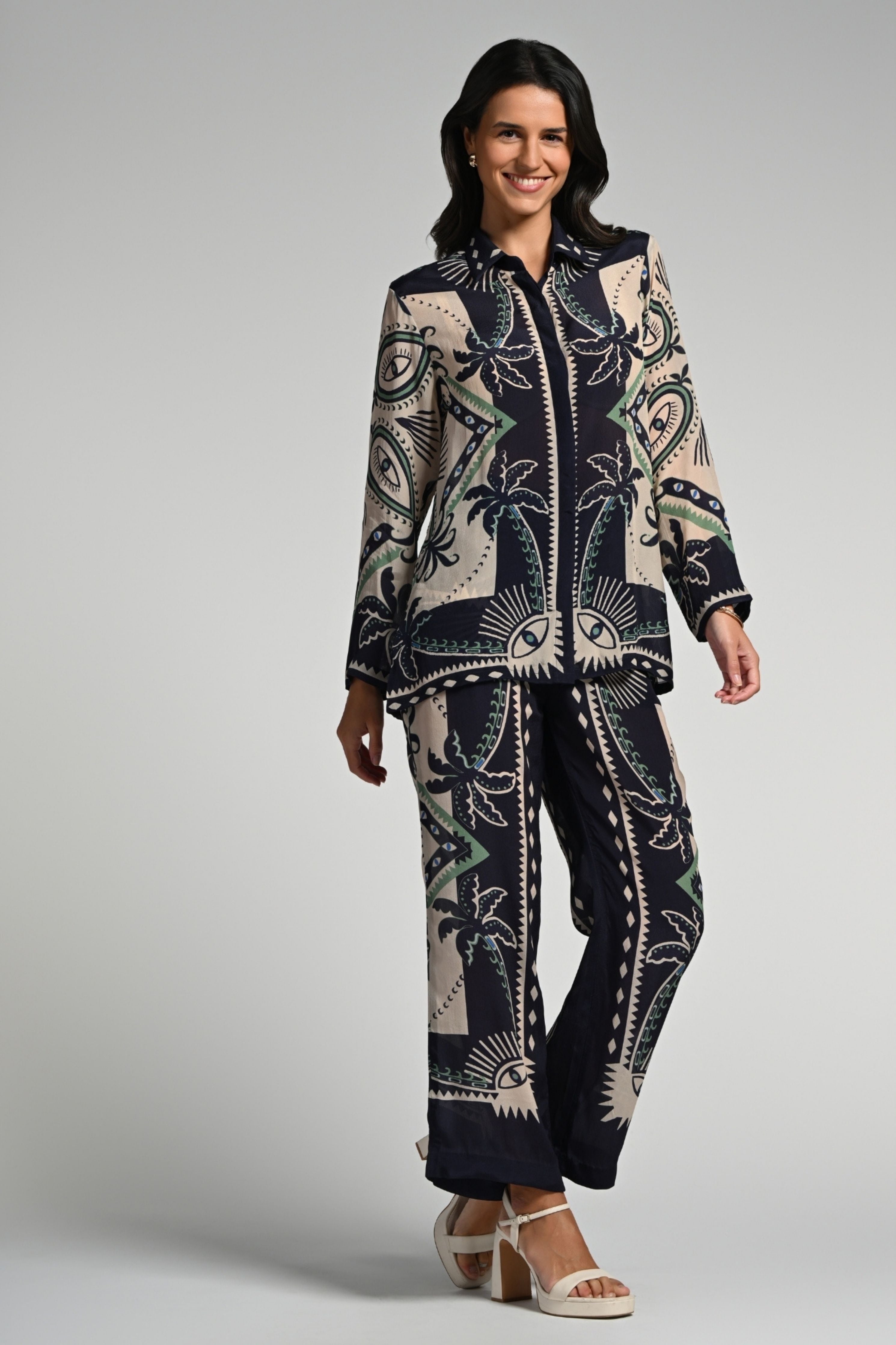Geo Palms Co-ord Set