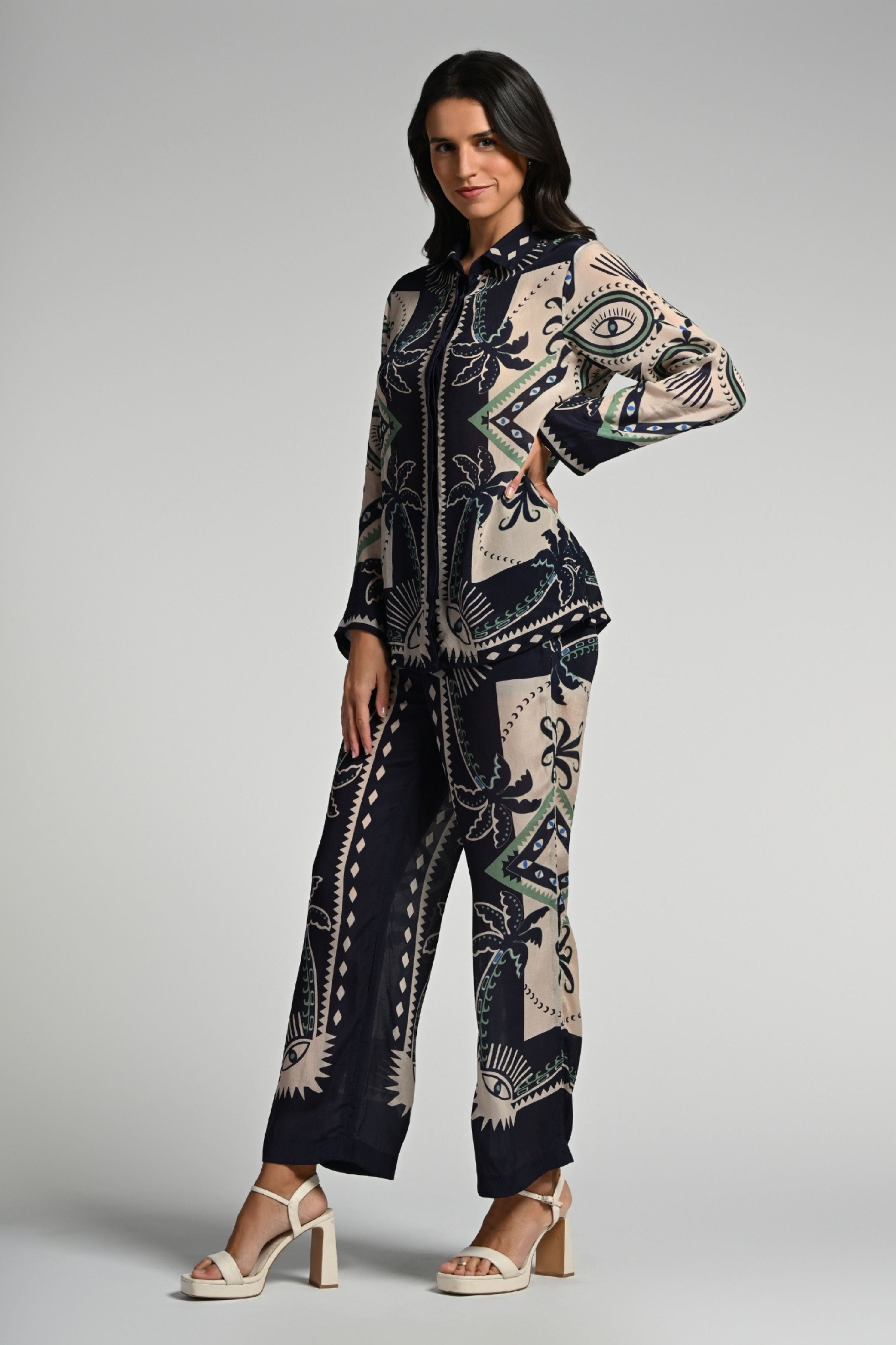 Geo Palms Co-ord Set