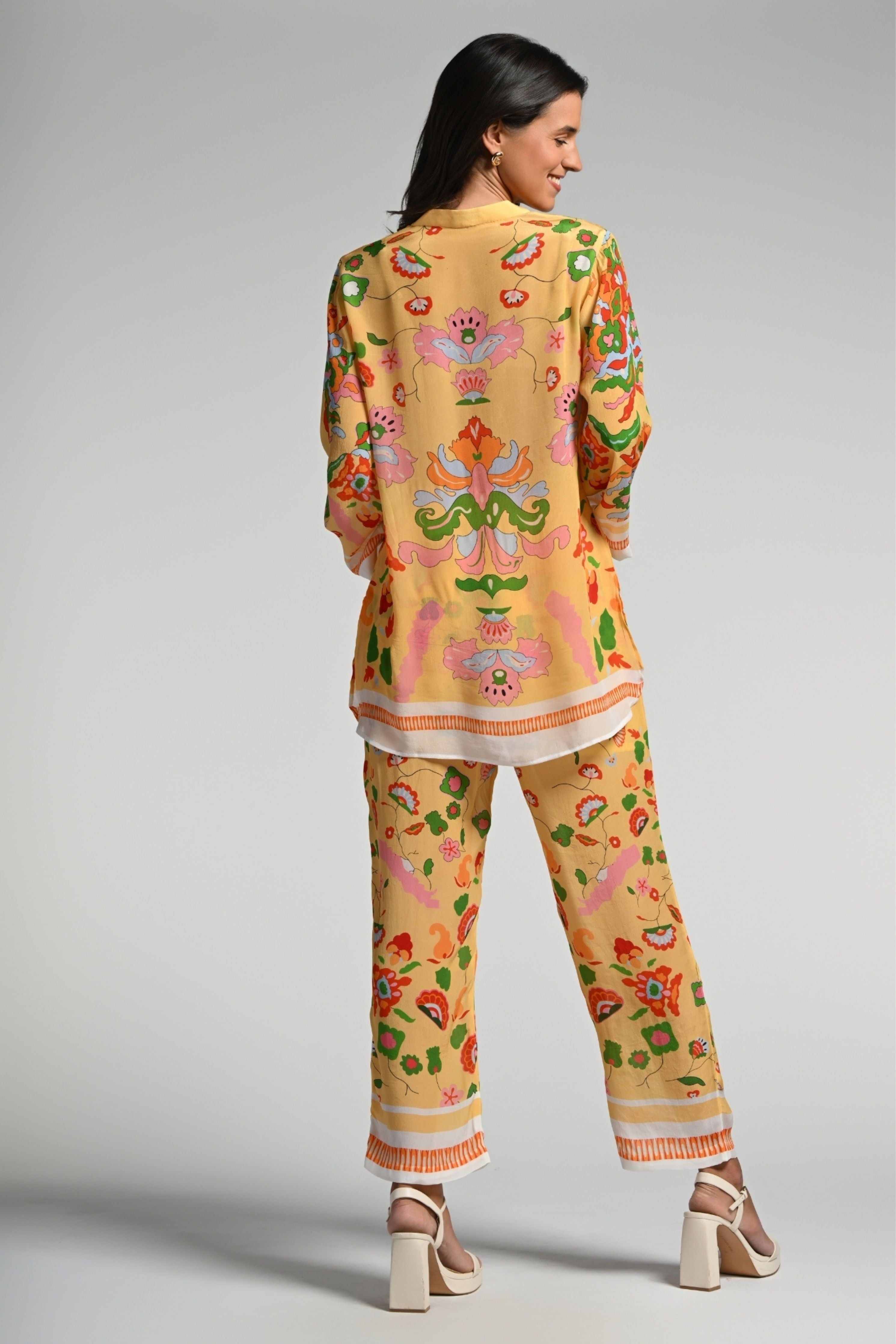 Floral Utopia Tunic Set