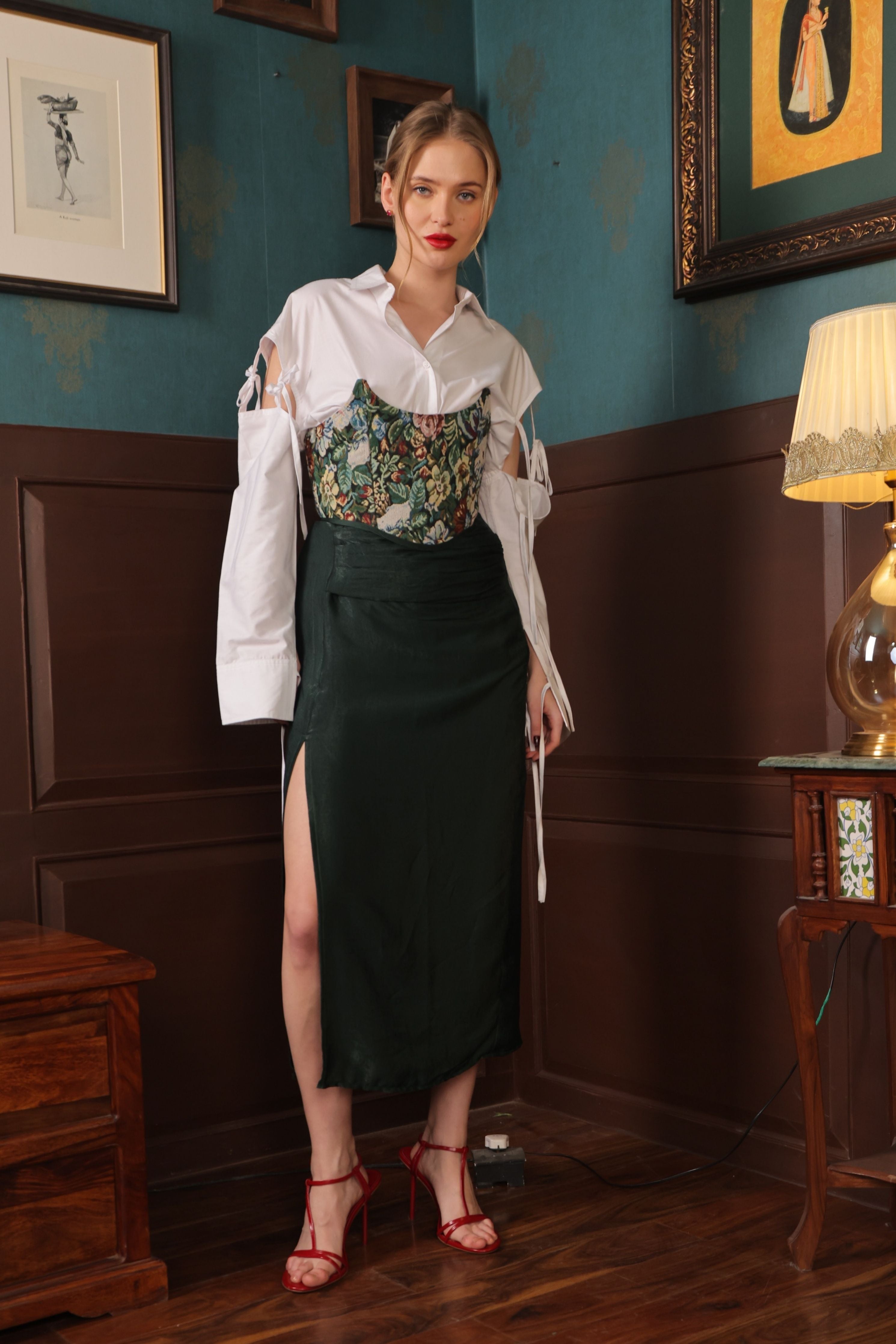 Ivy Drape Skirt Set