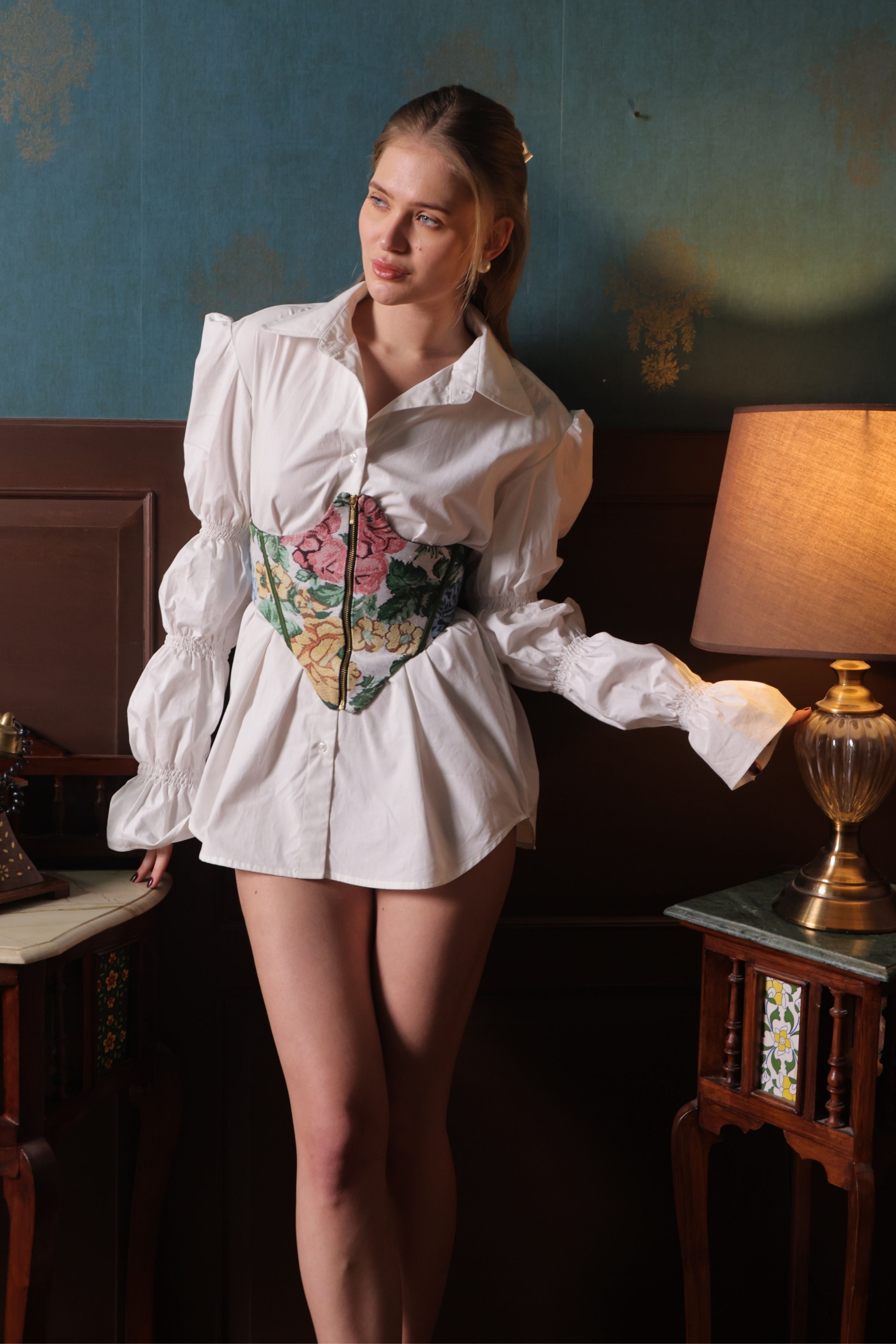Botanic Grace Corset And Shirt