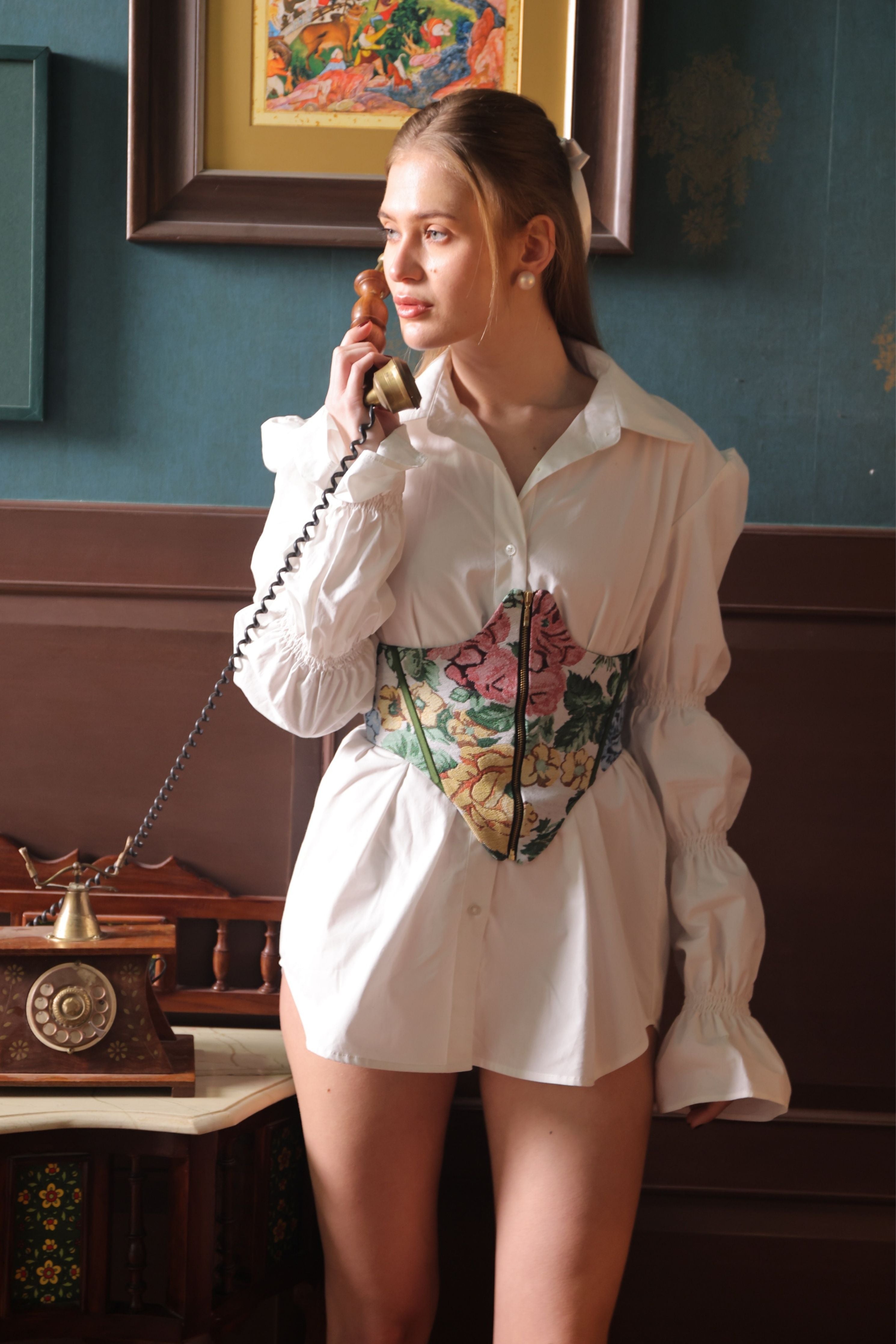 Botanic Grace Corset And Shirt