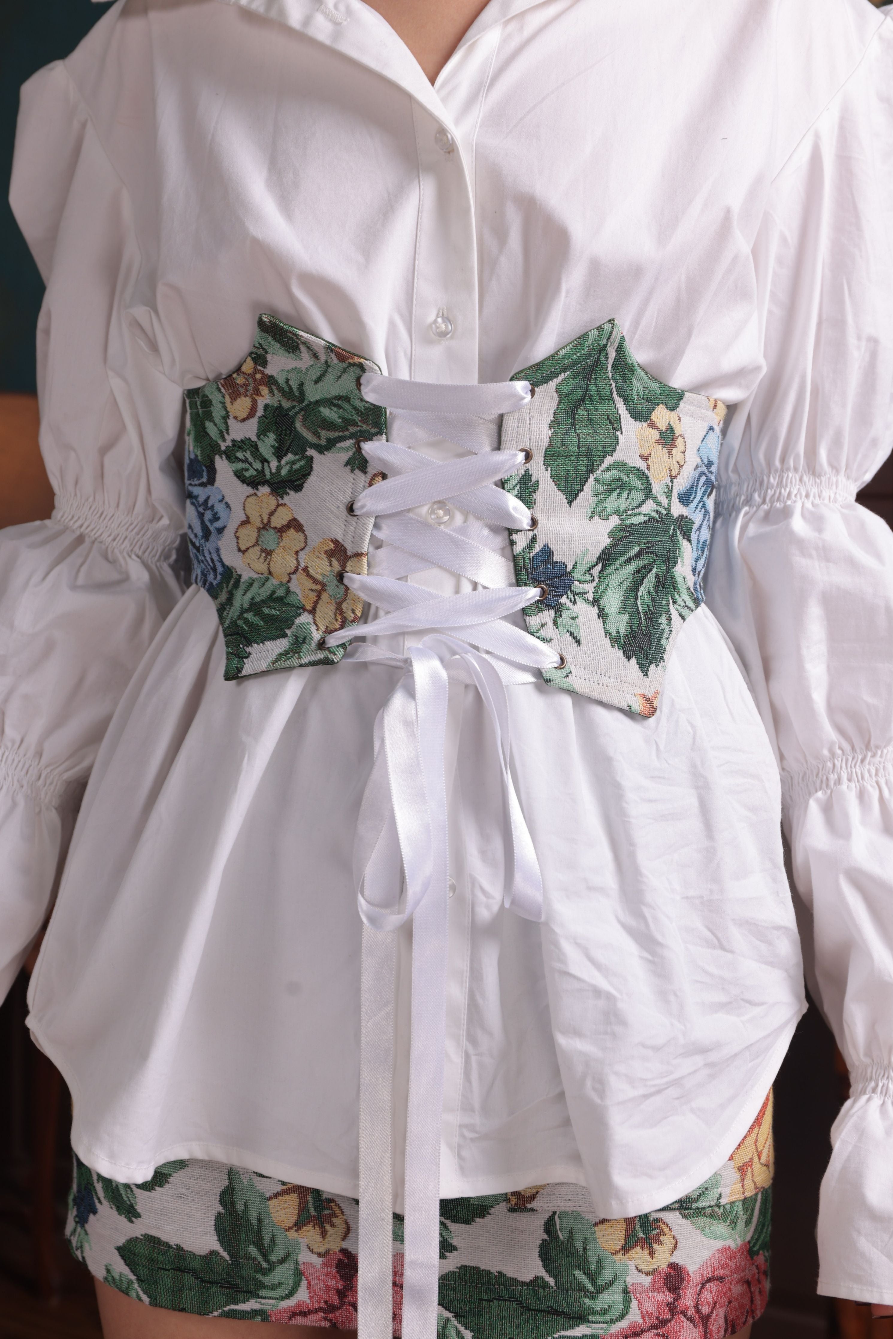 Flora Verde Skirt Set