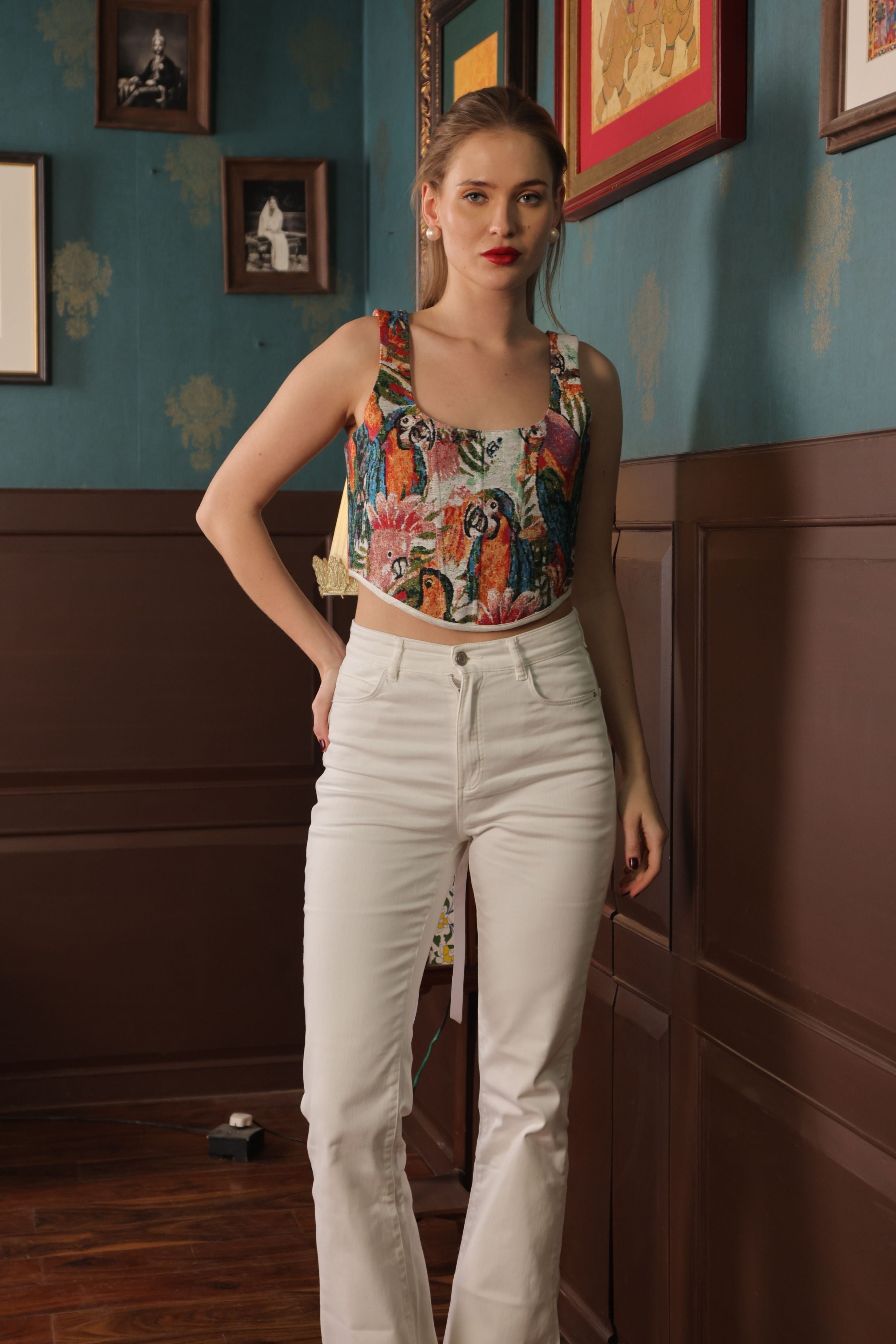 Canvas Corset Top