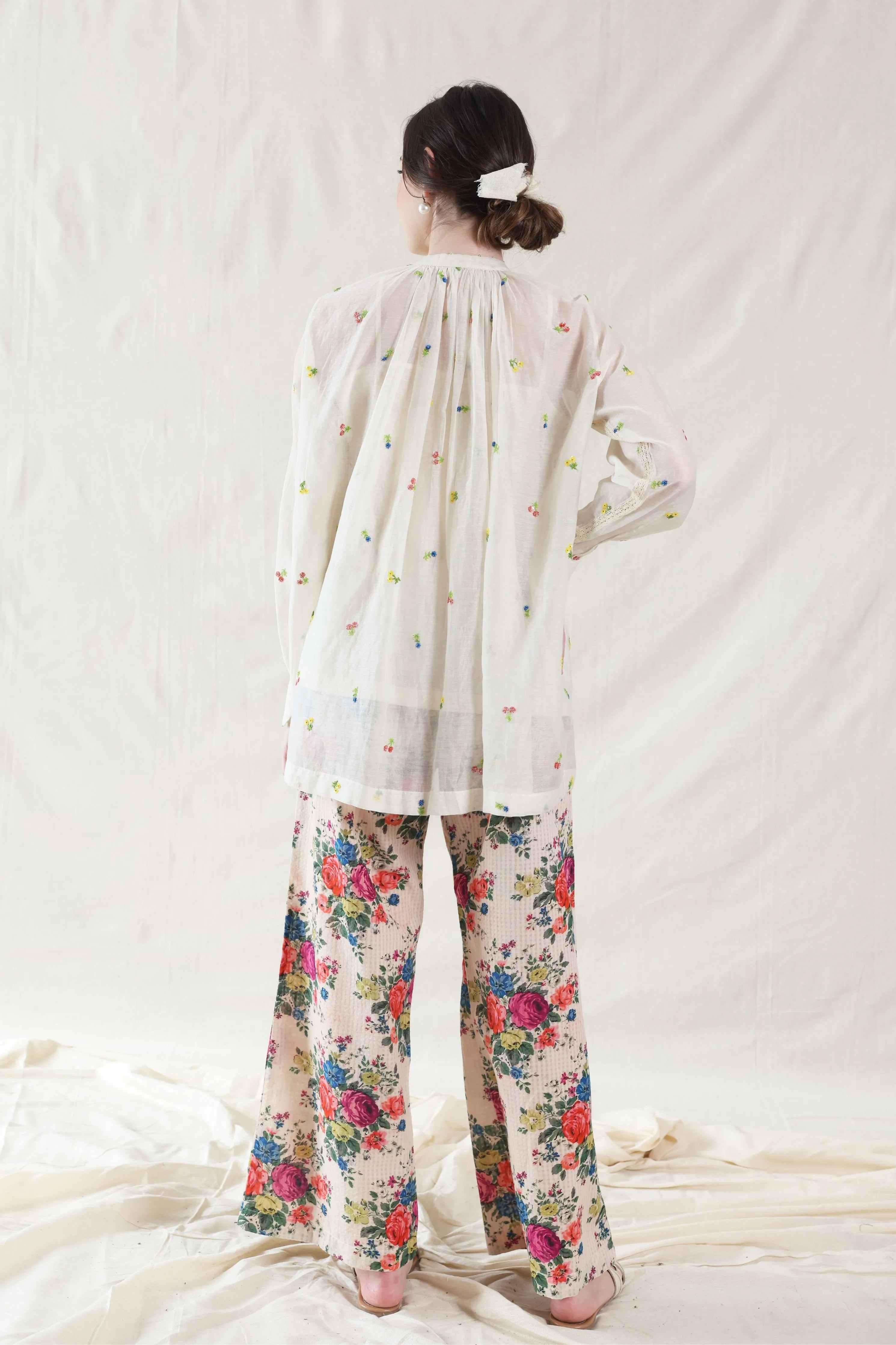 Hand Woven Cotton Silk Bottom