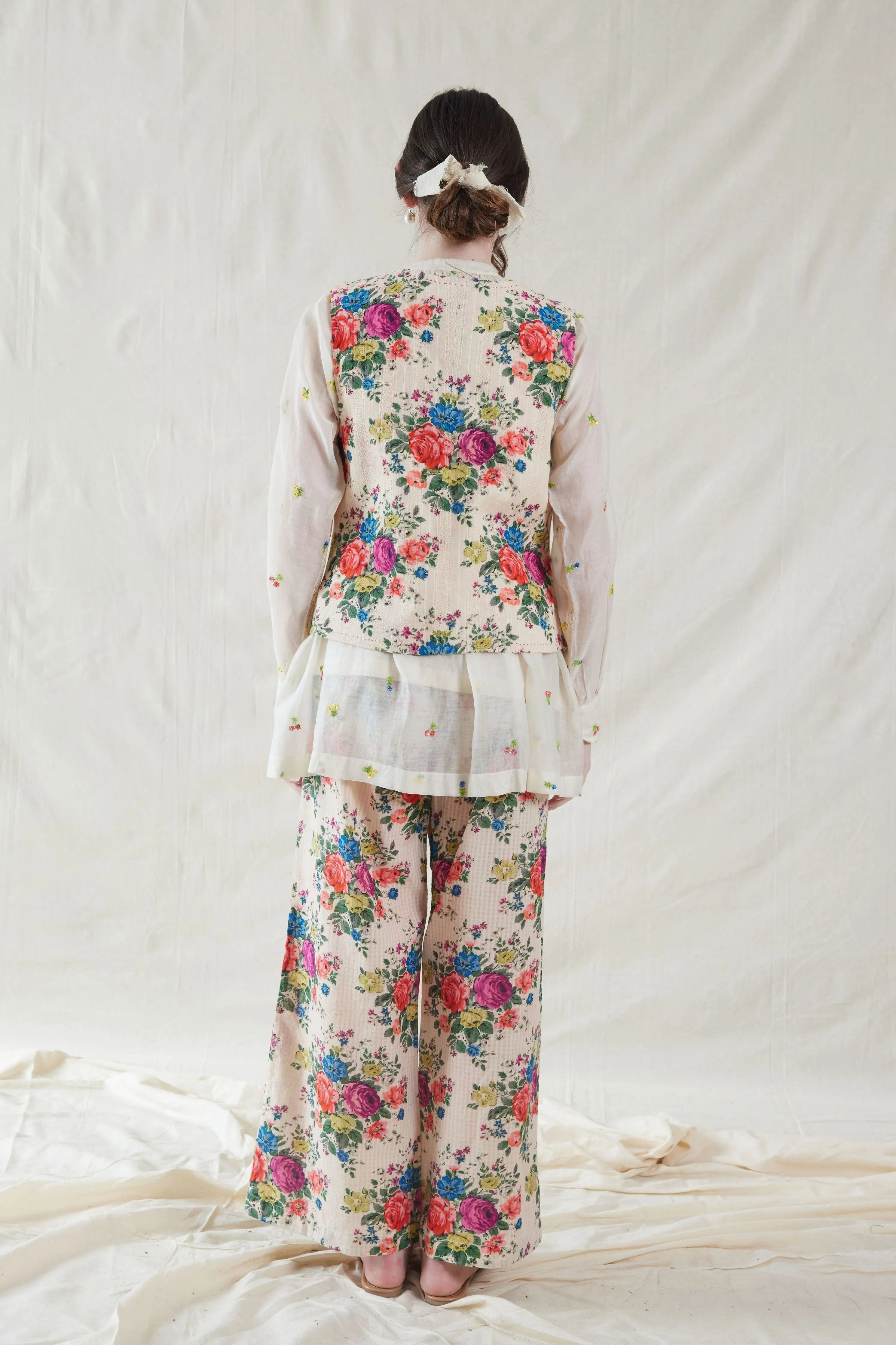 Hand Woven Cotton Silk Bottom