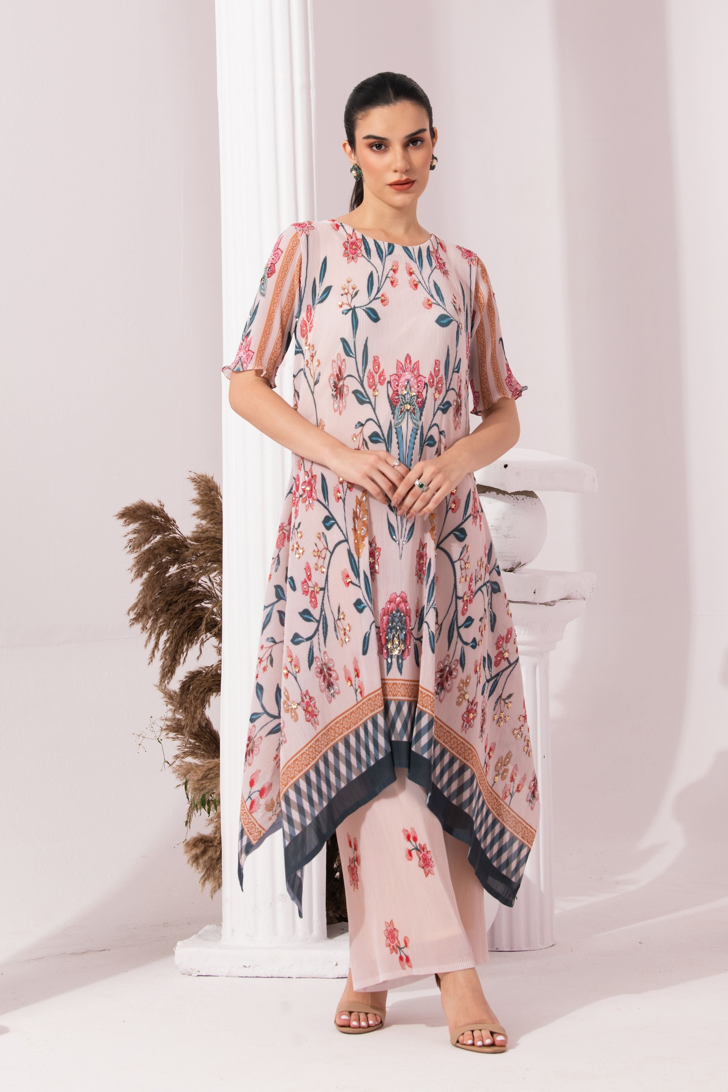 Checks & Whimsy Kurta Set