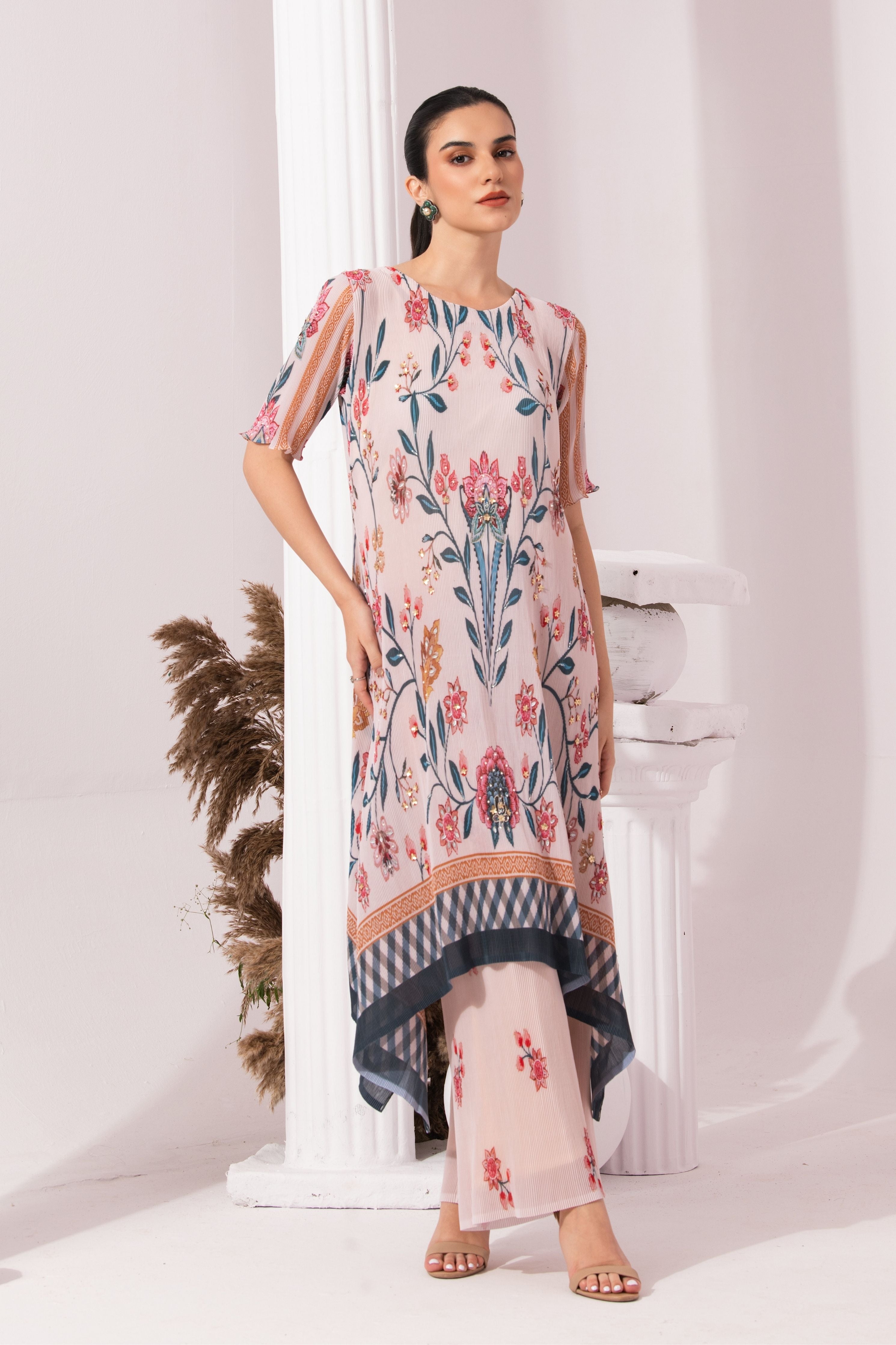 Checks & Whimsy Kurta Set