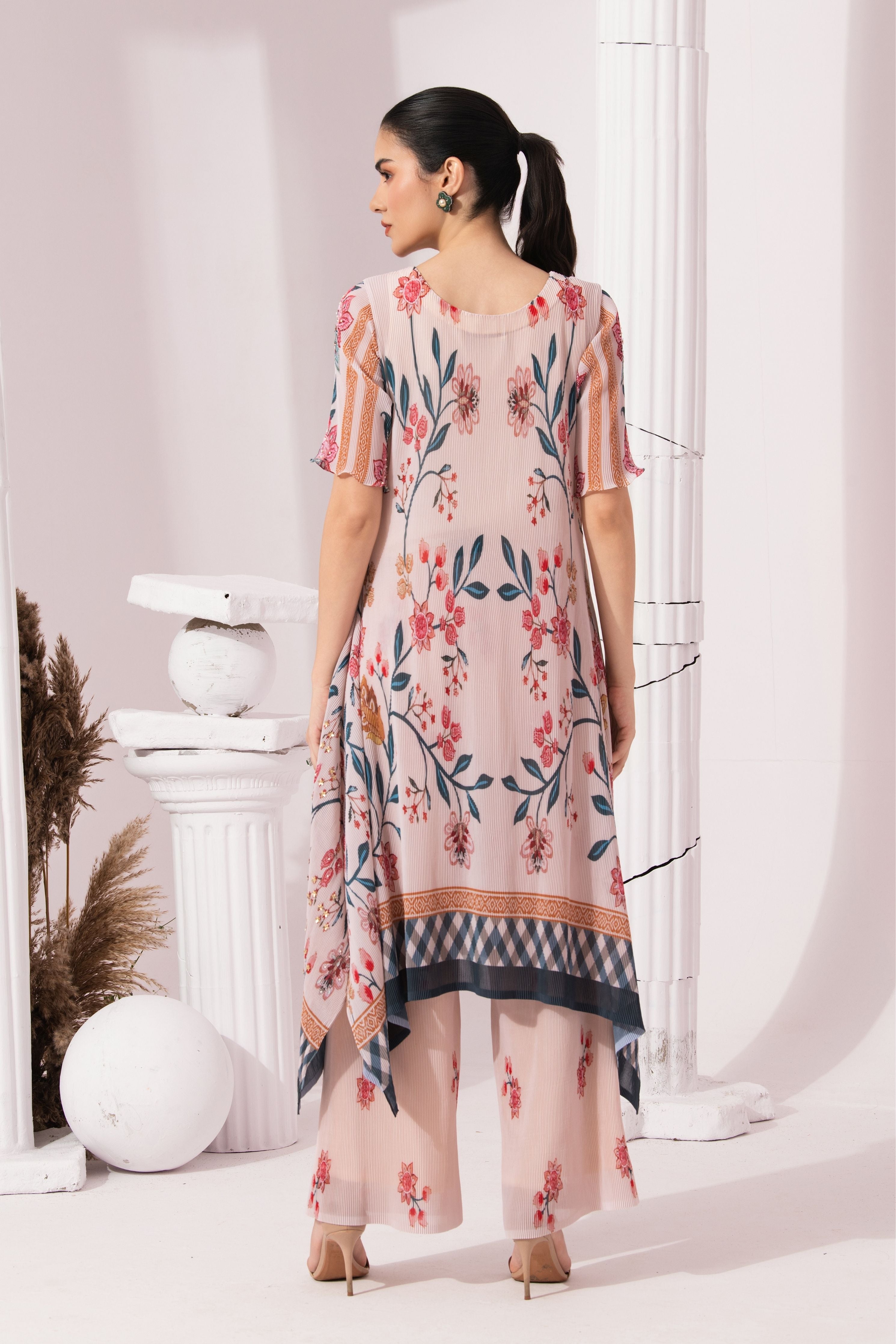 Checks & Whimsy Kurta Set