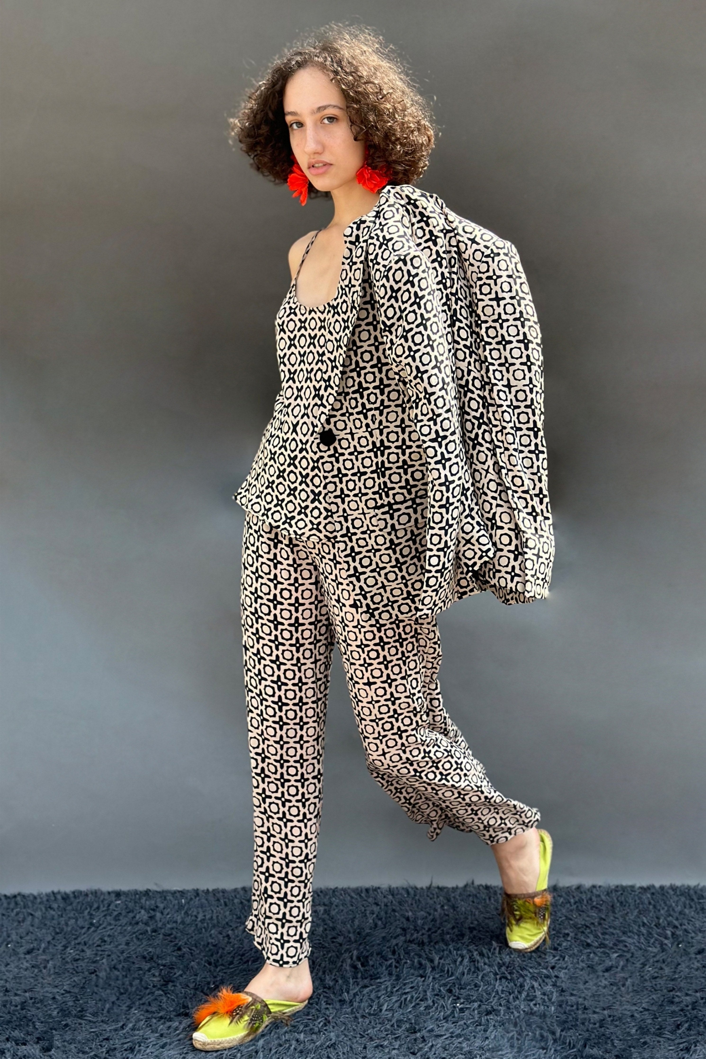 Camisole Blazer Set