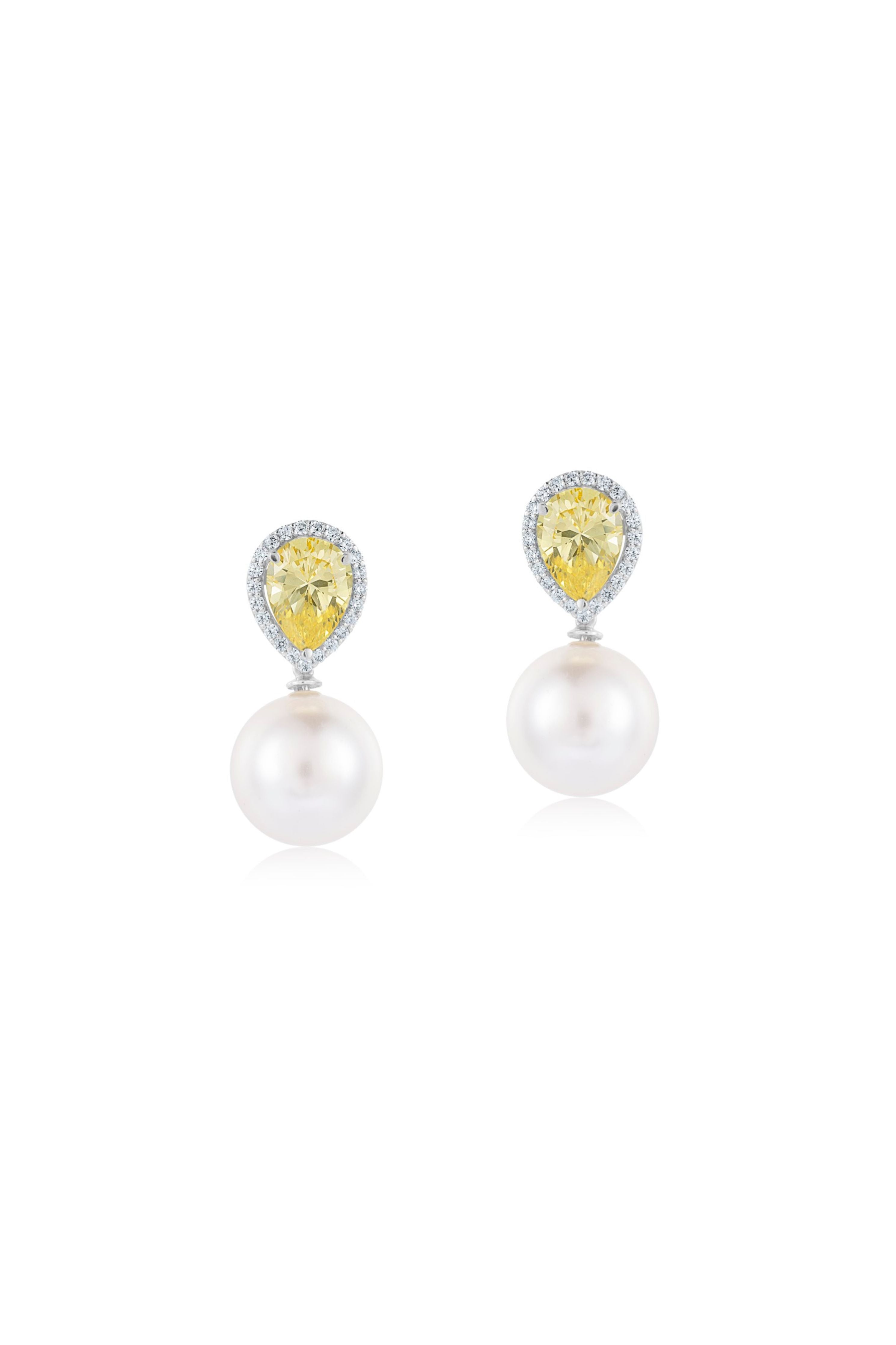 Champagne Pear Earrings
