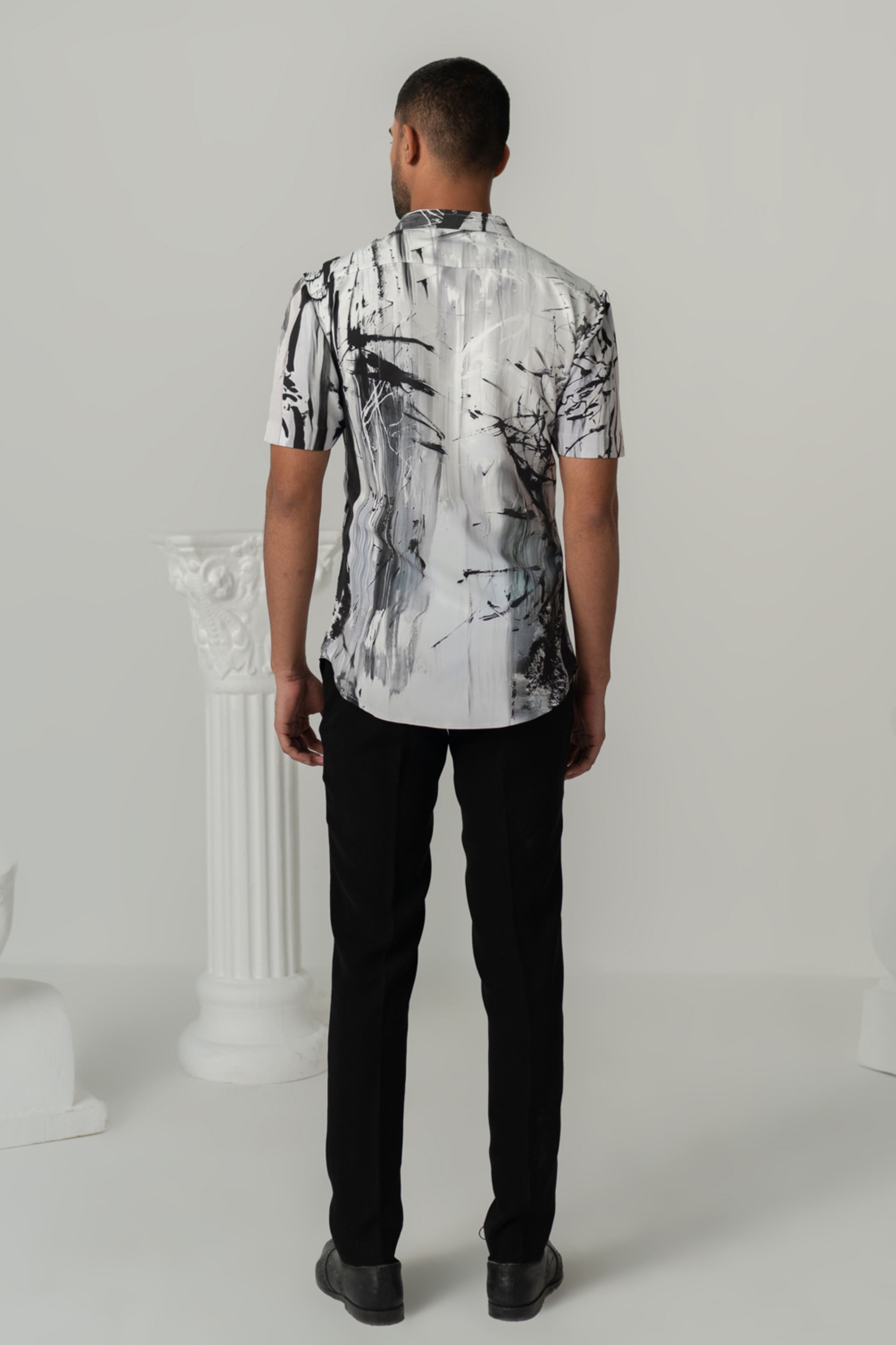 Charcoal Bloom Shirt