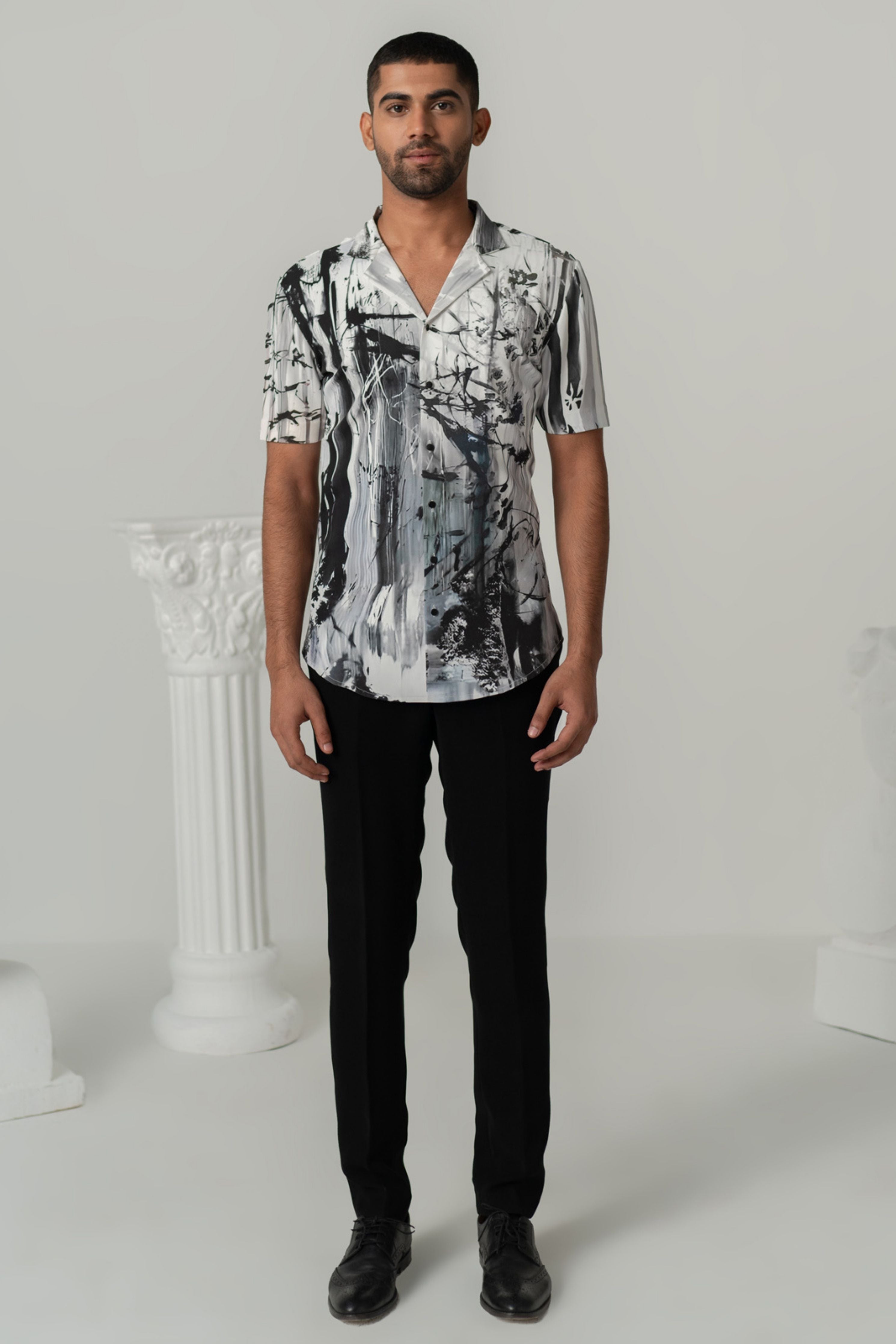 Charcoal Bloom Shirt