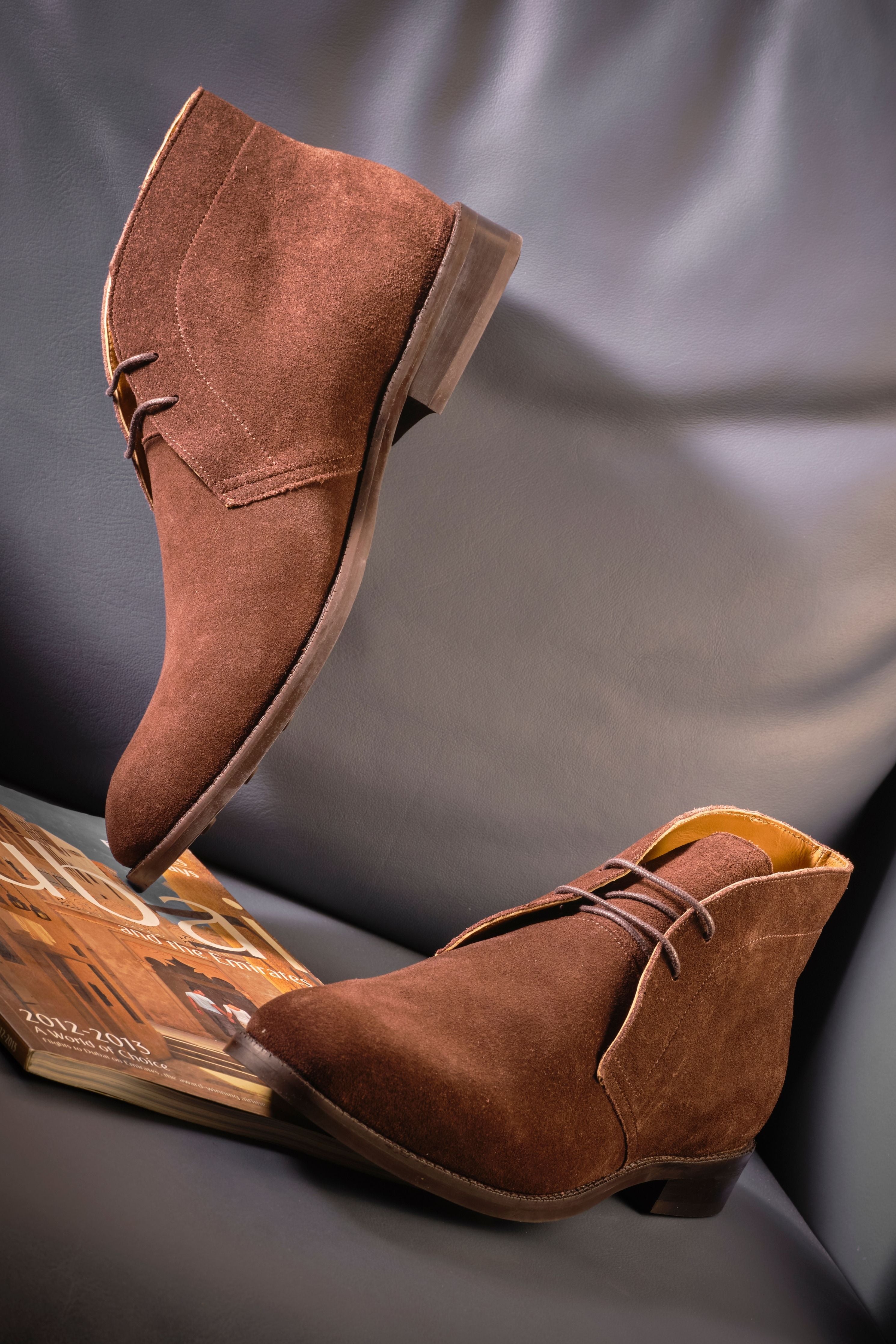 Chocolate Cord Boots