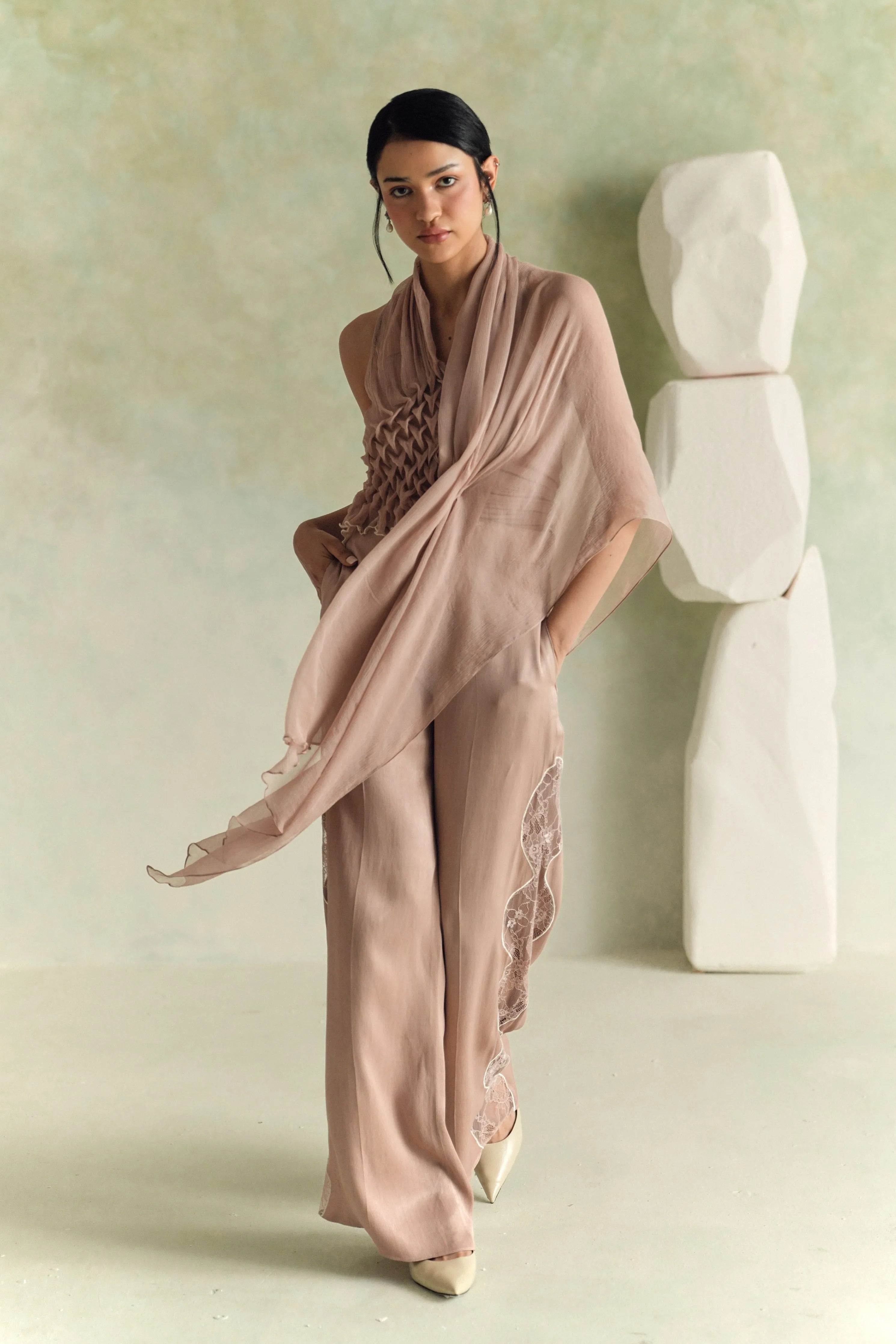 Rose Veil Co-Ord Set