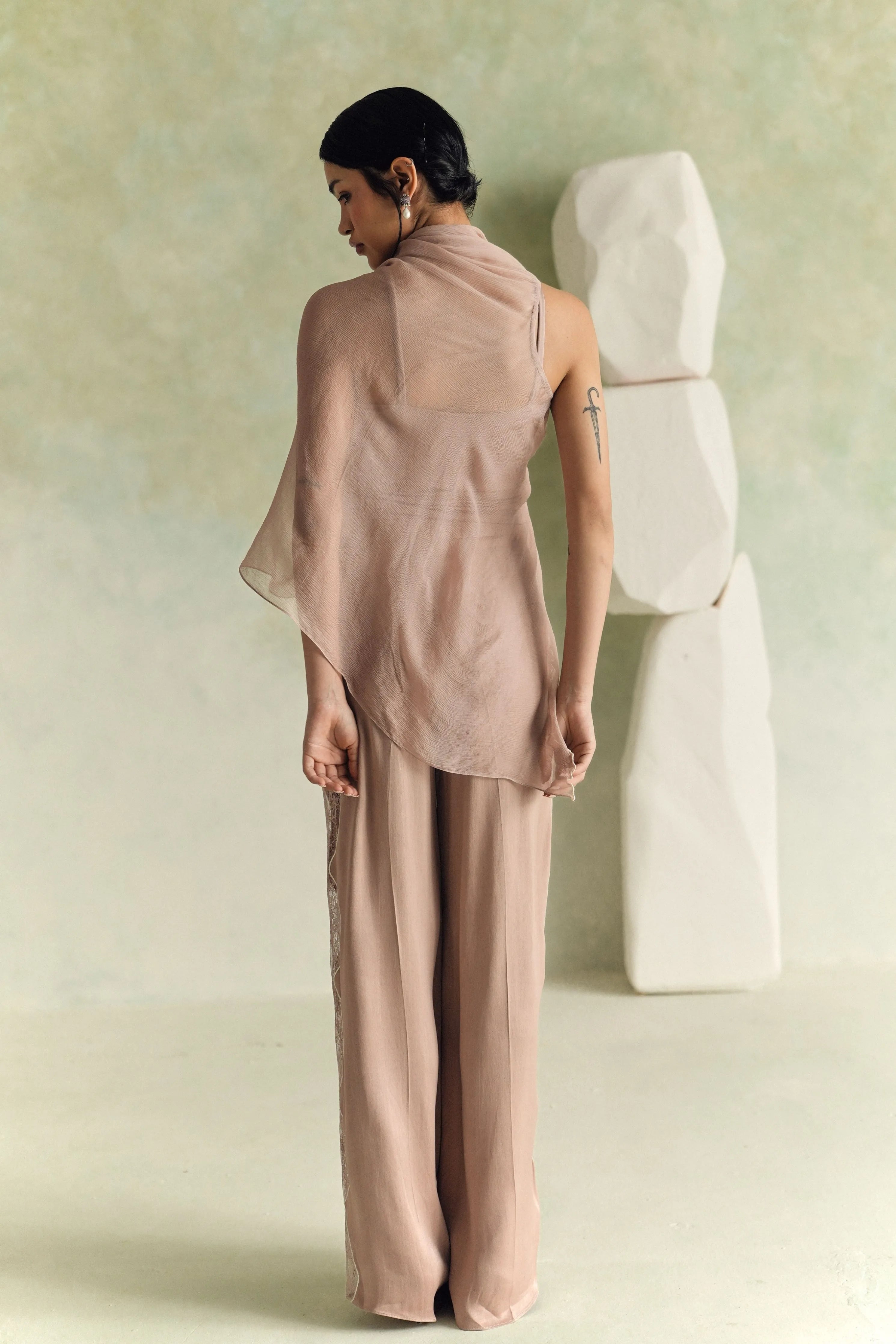 Rose Veil Co-Ord Set