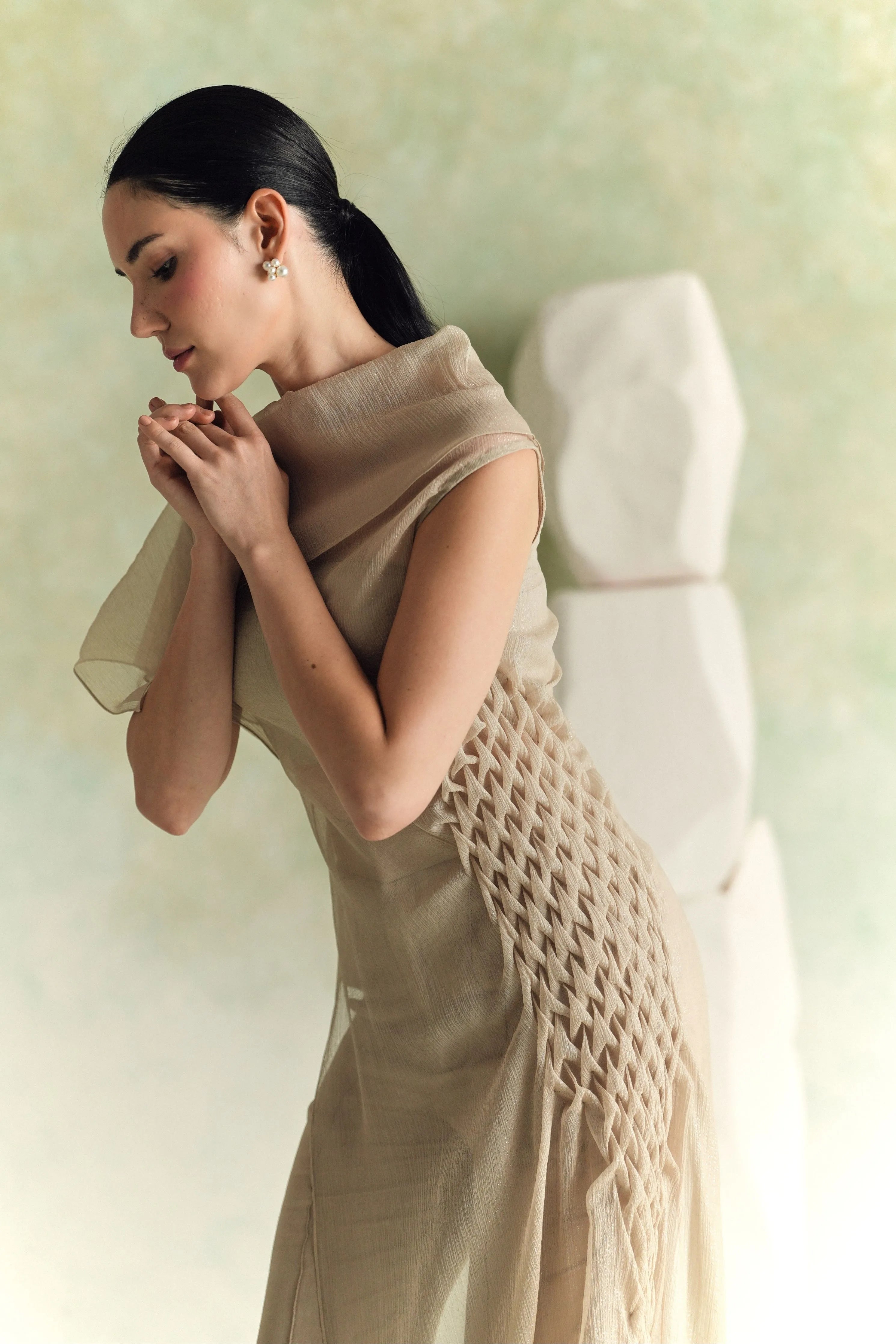Champagne Sculpt Co-Ord Set