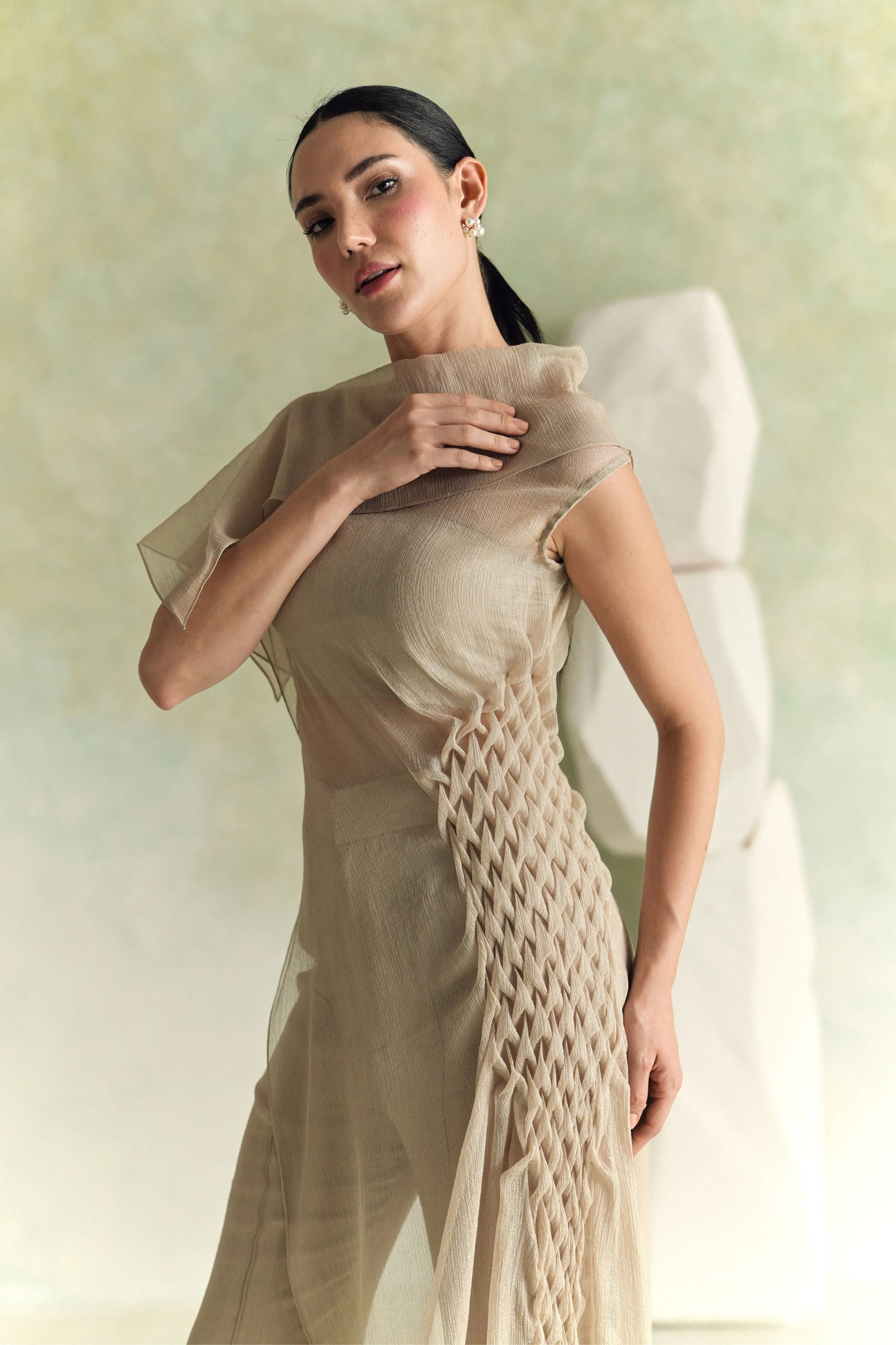 Champagne Sculpt Co-Ord Set