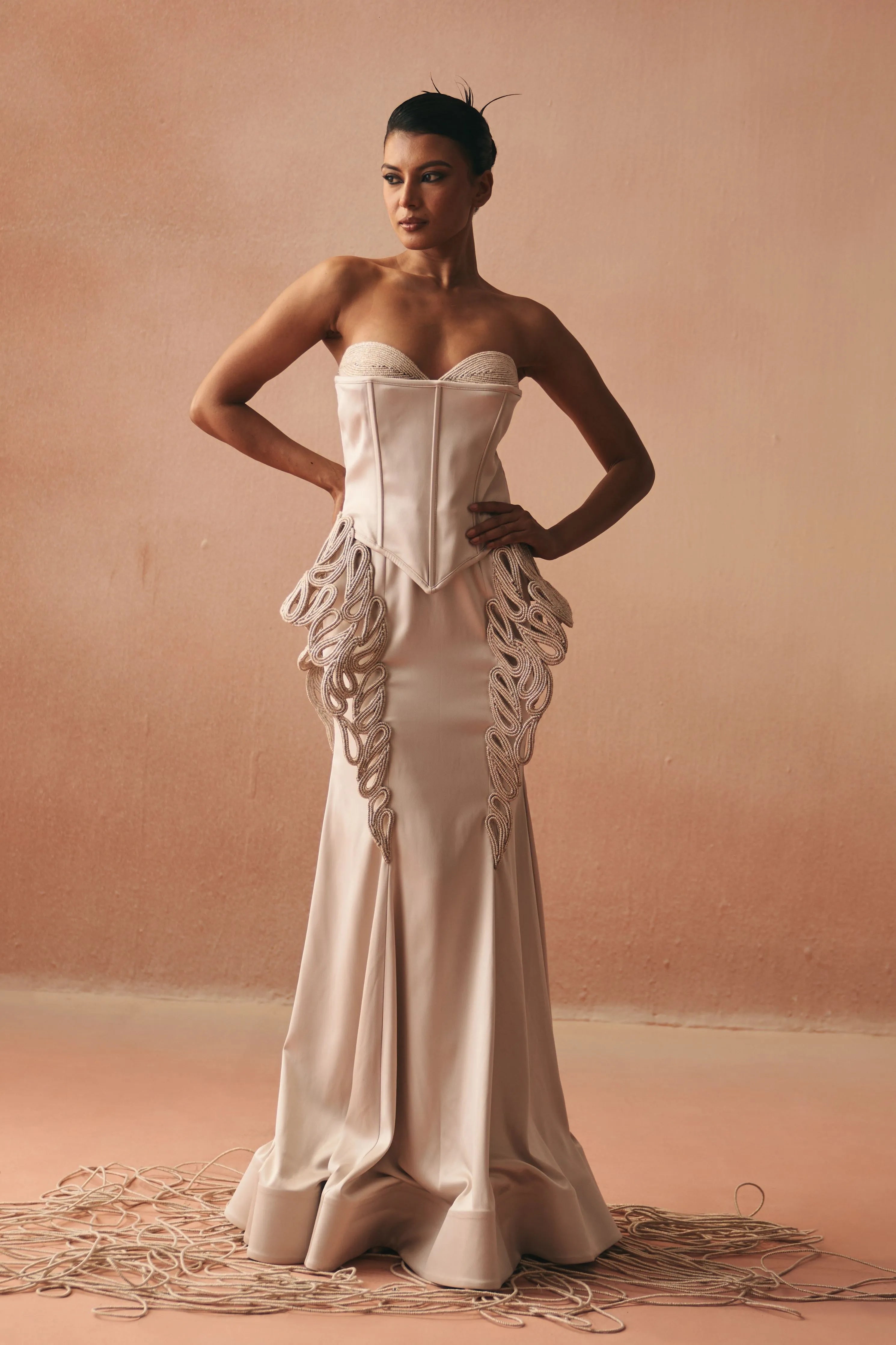 Zikaron Corset Skirt Set