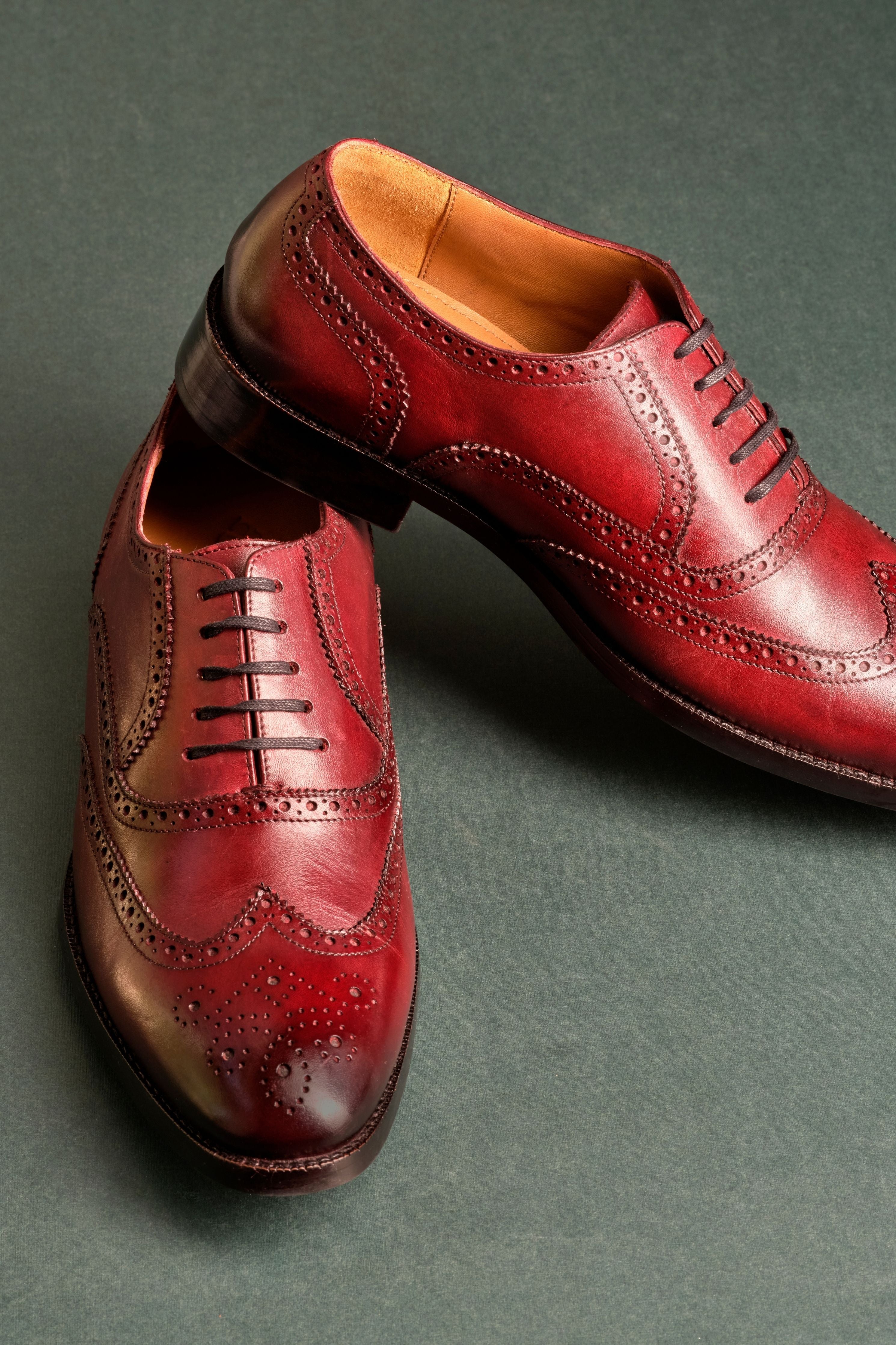 Deep Burgundy Scott Brouge
