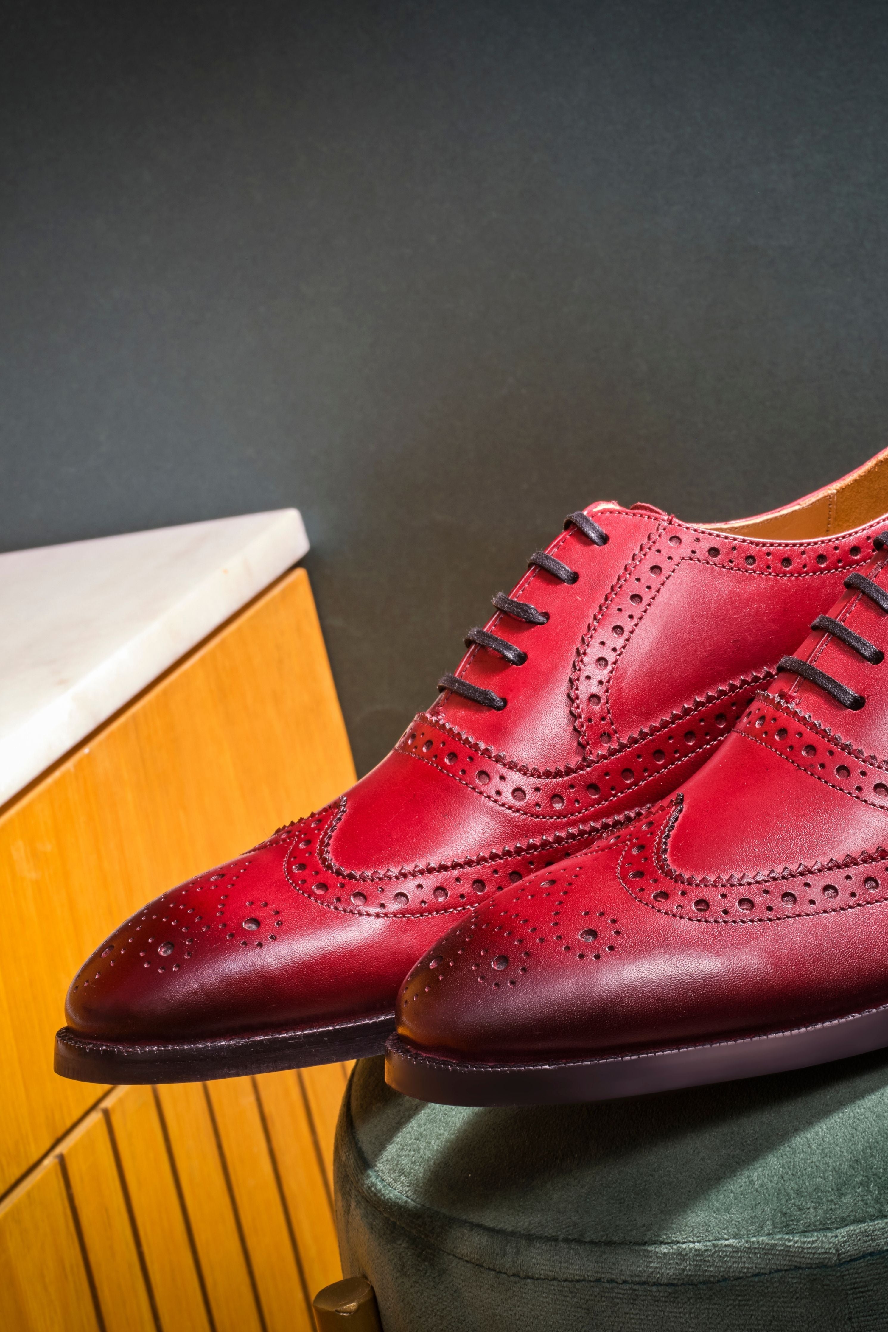 Deep Burgundy Scott Brouge