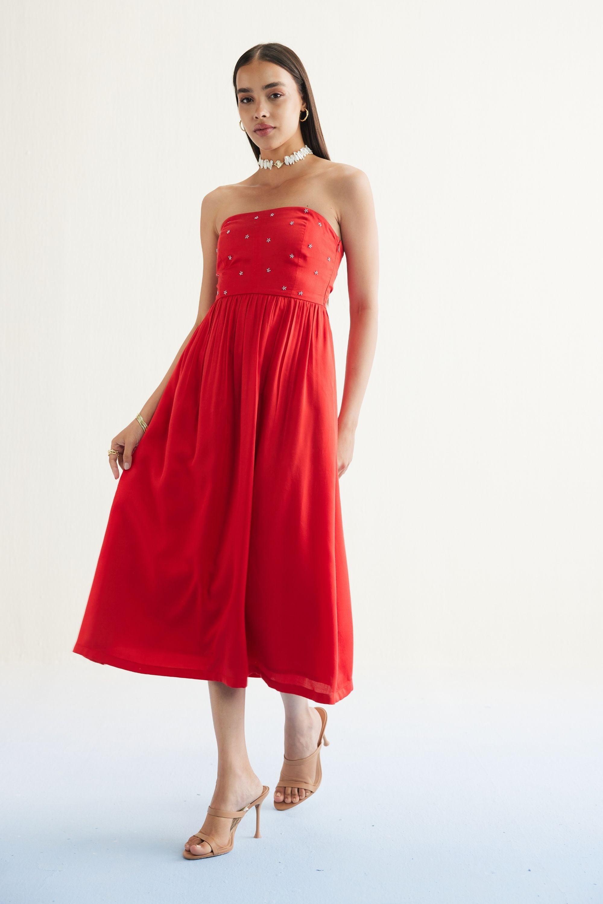 Dreamy Tencel Tube Dress
