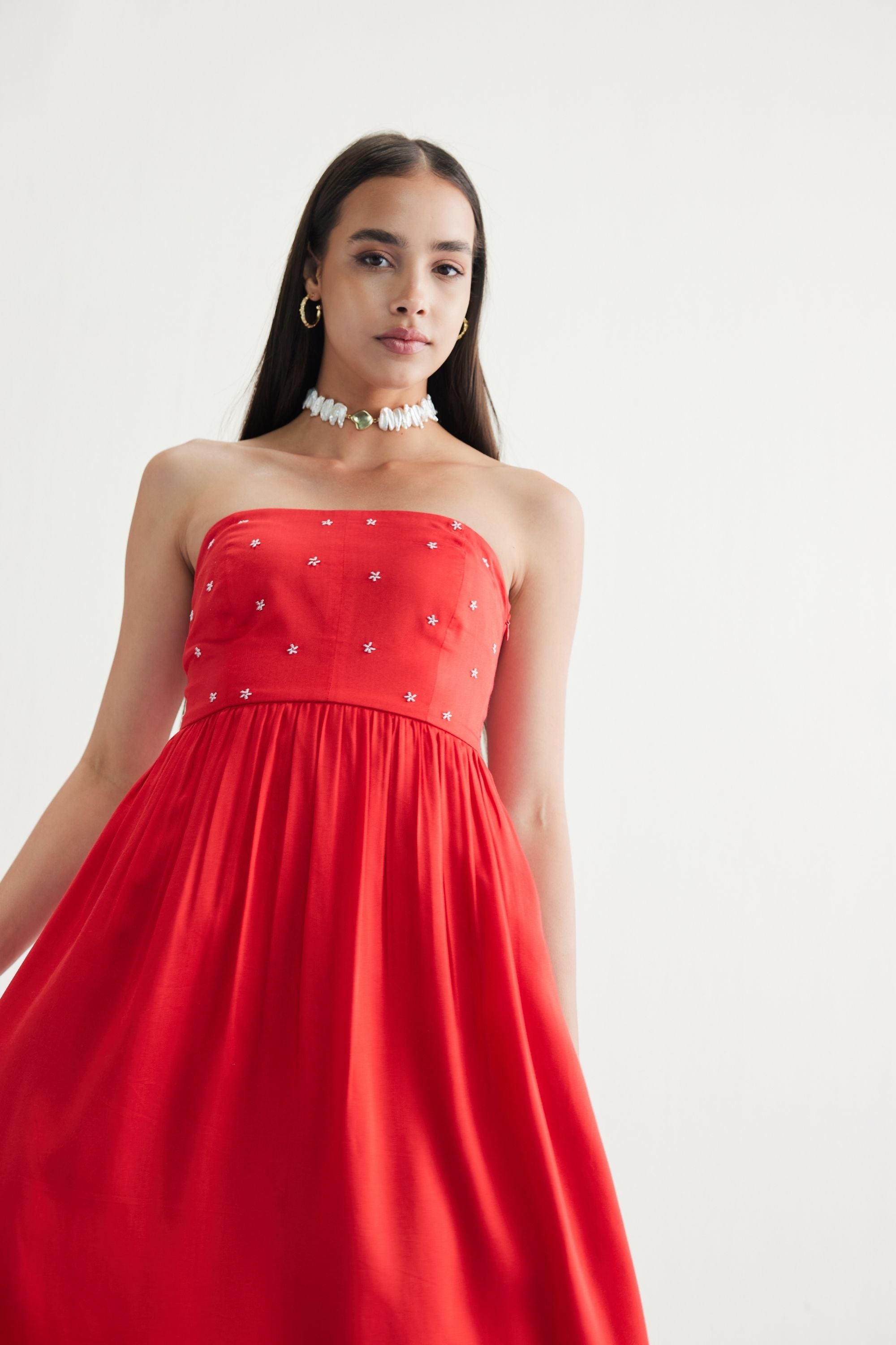 Dreamy Tencel Tube Dress