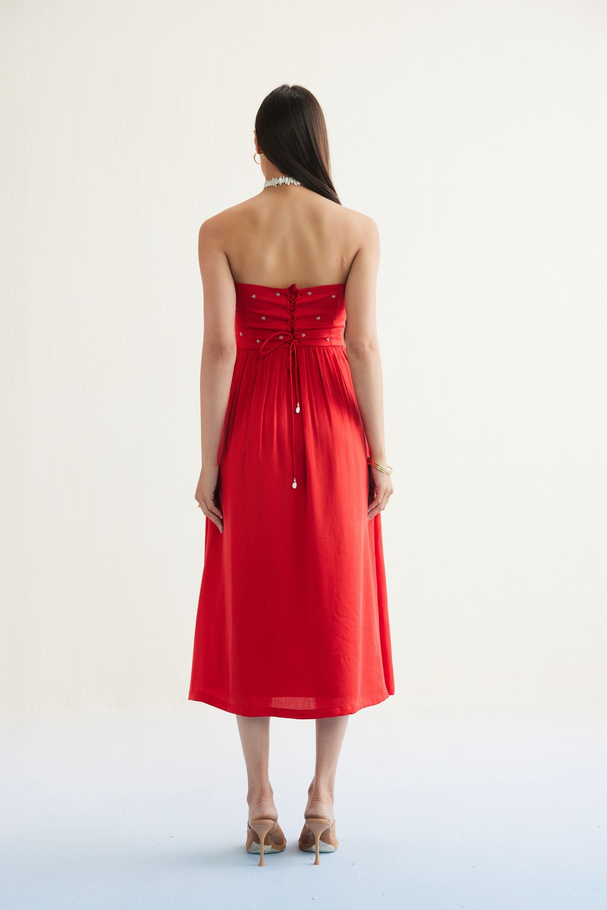 Dreamy Tencel Tube Dress