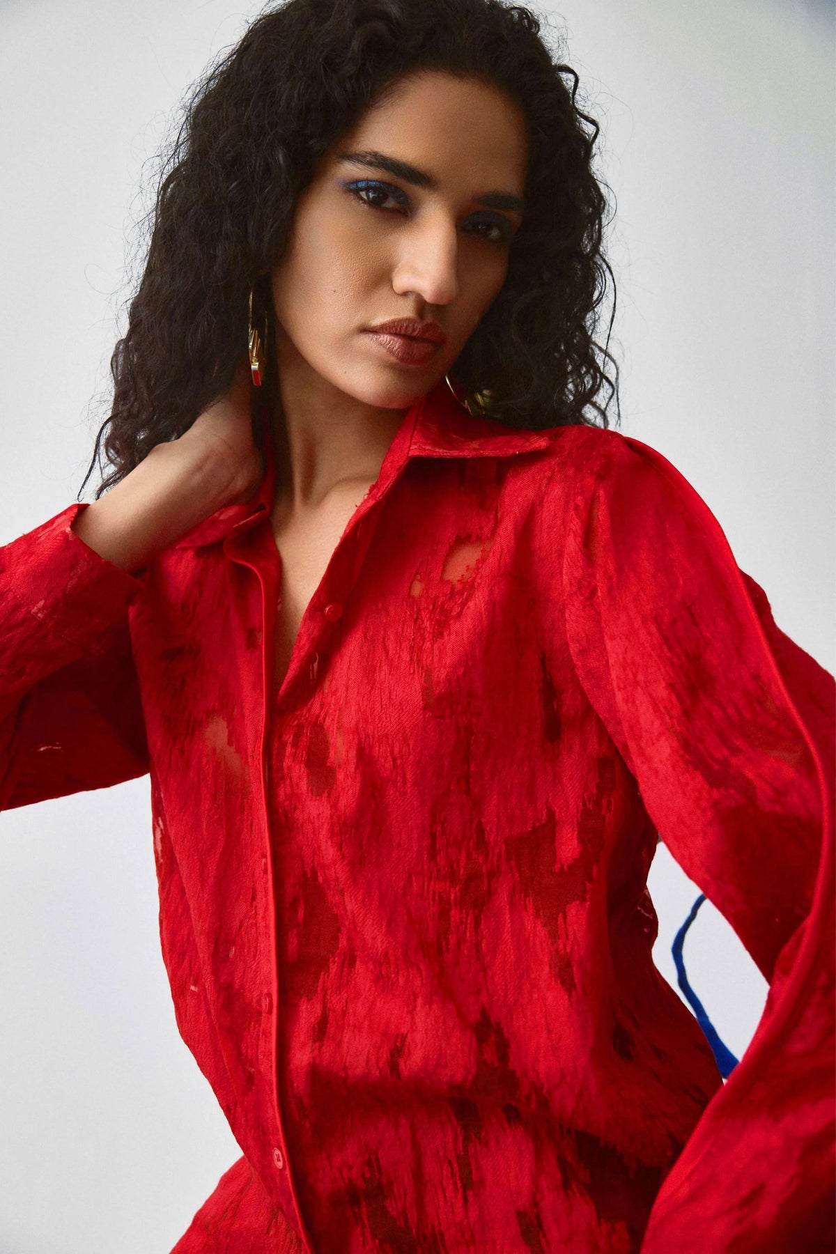 Rouge Tiered Shirt