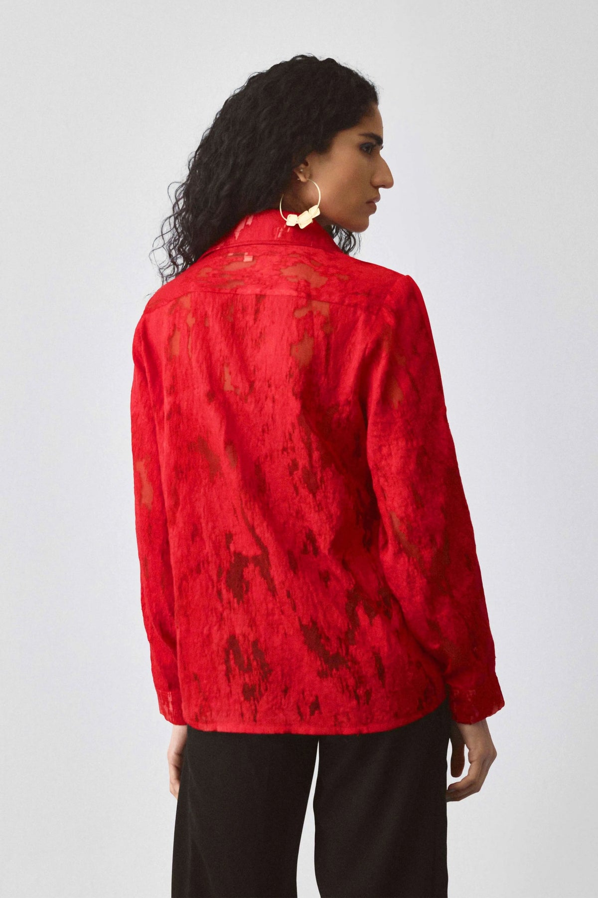 Rouge Tiered Shirt