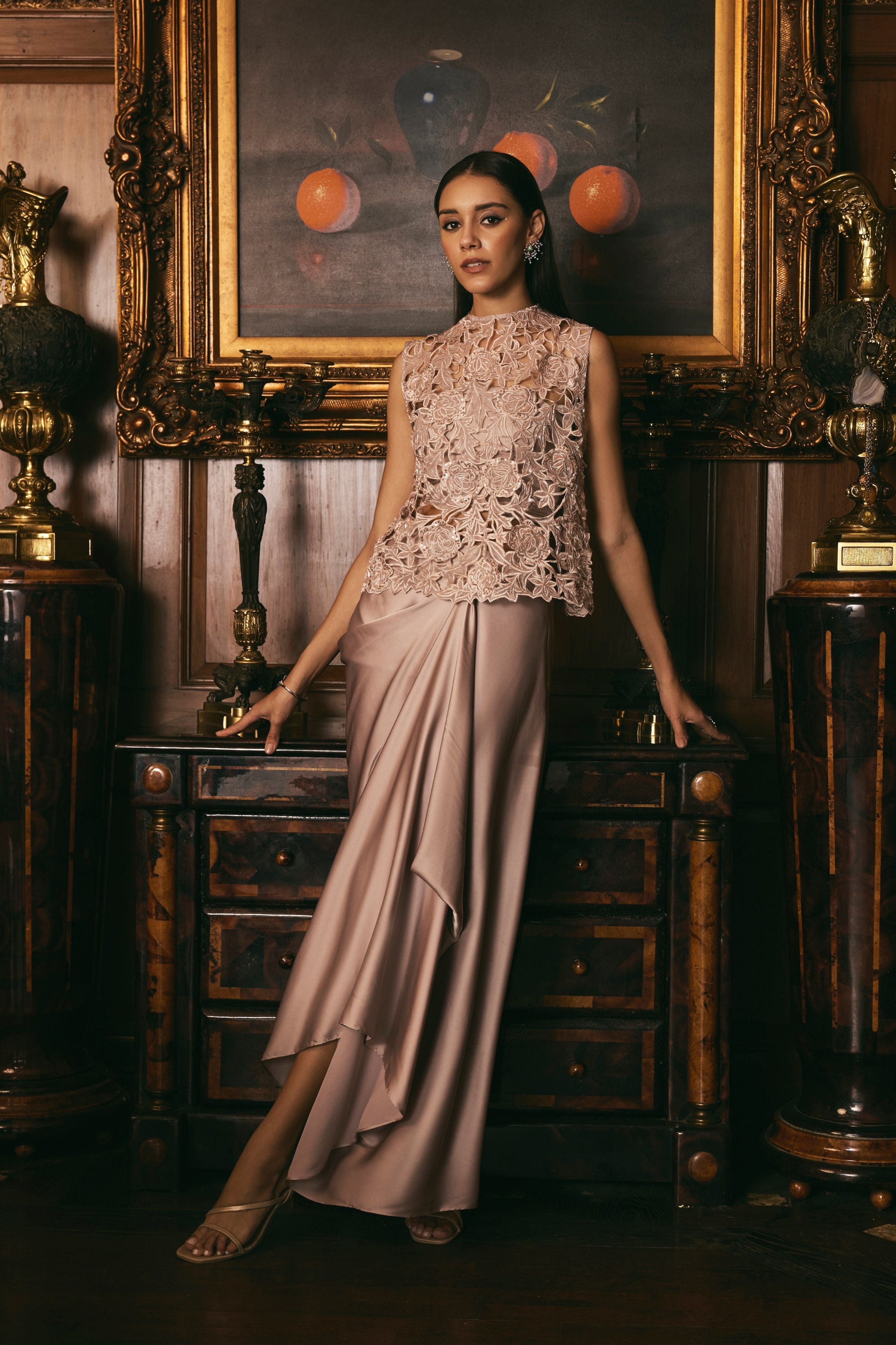 Fantasy Drape Skirt Set