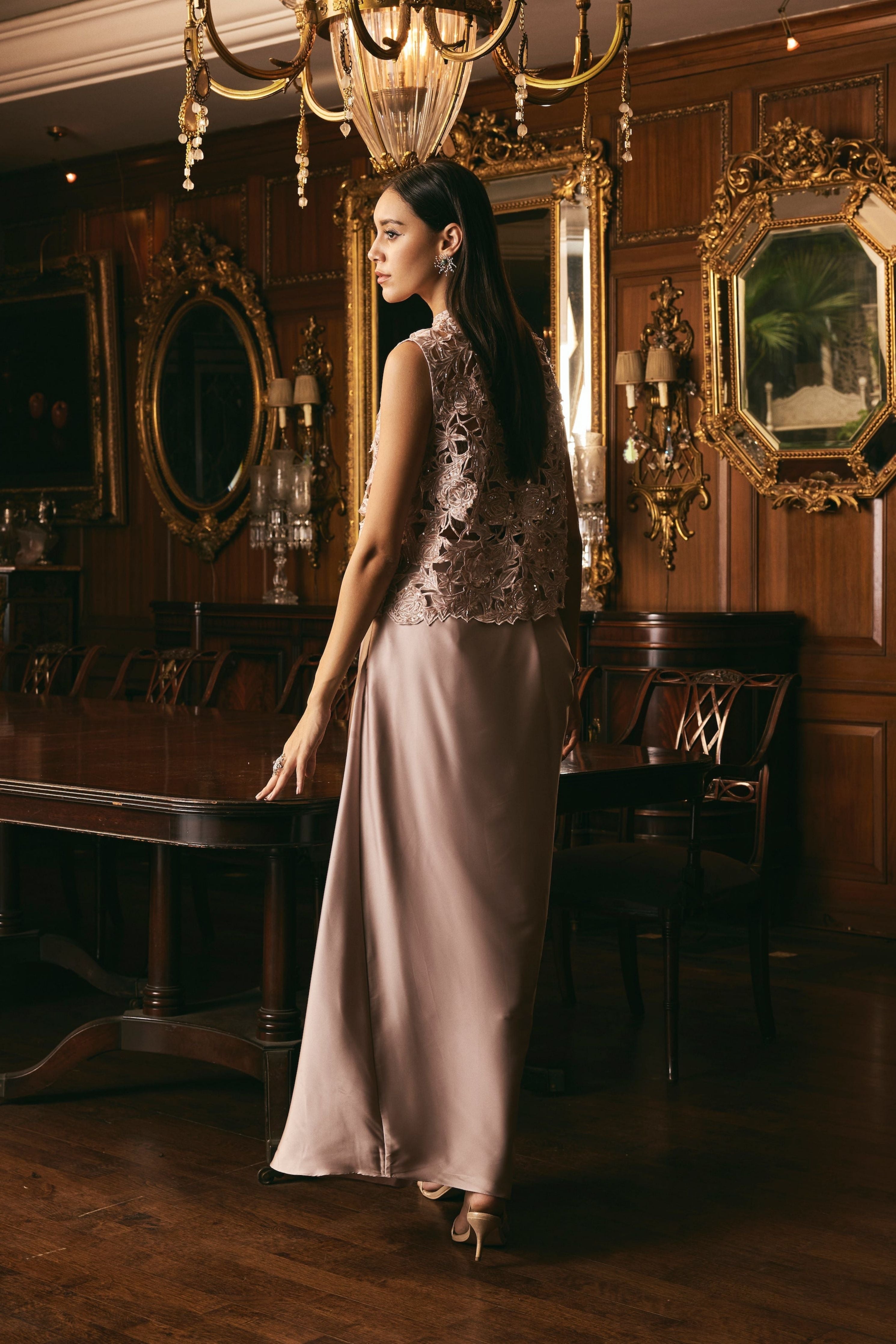 Fantasy Drape Skirt Set