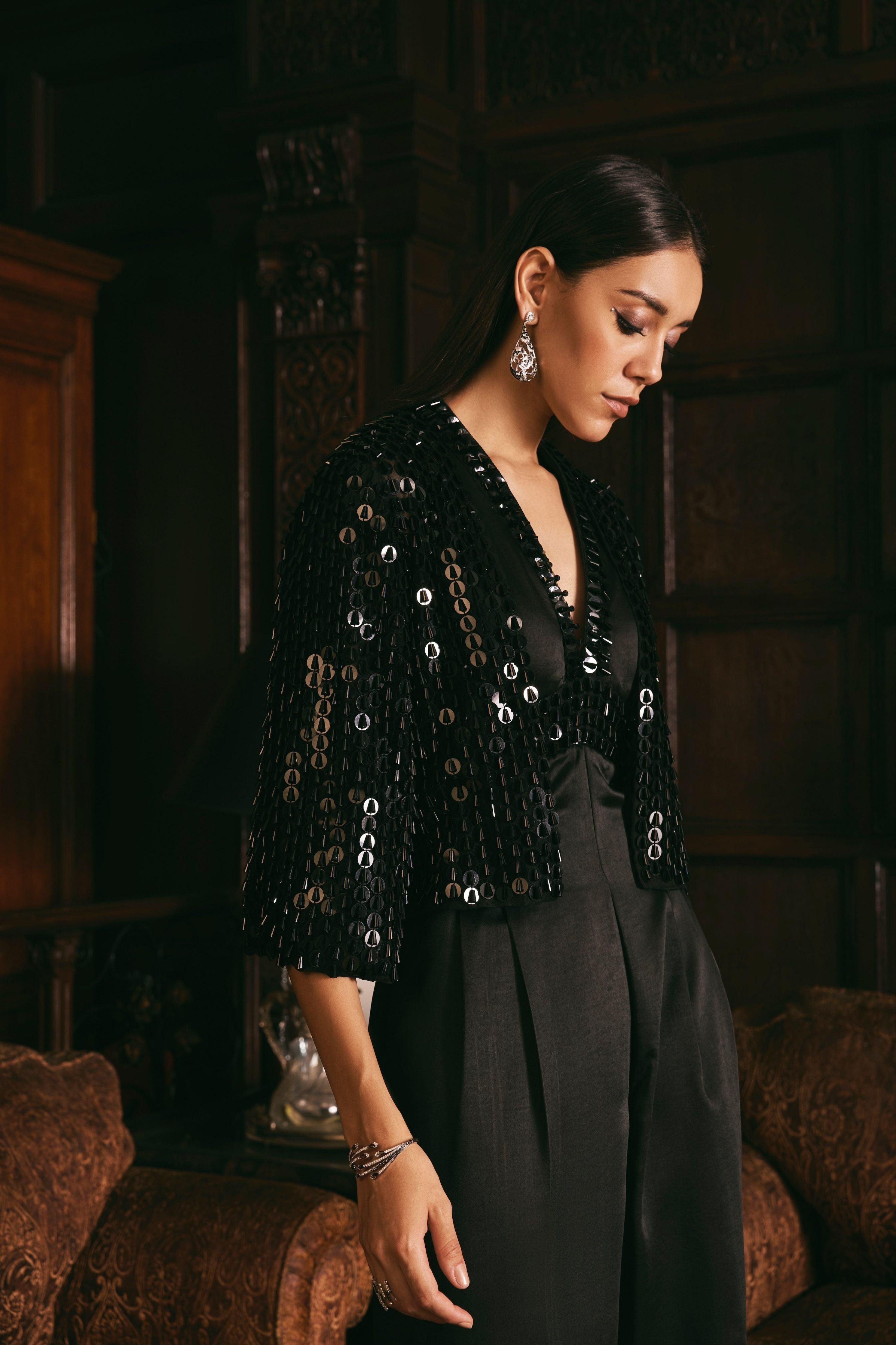 Glimmering Star Jumpsuit Set